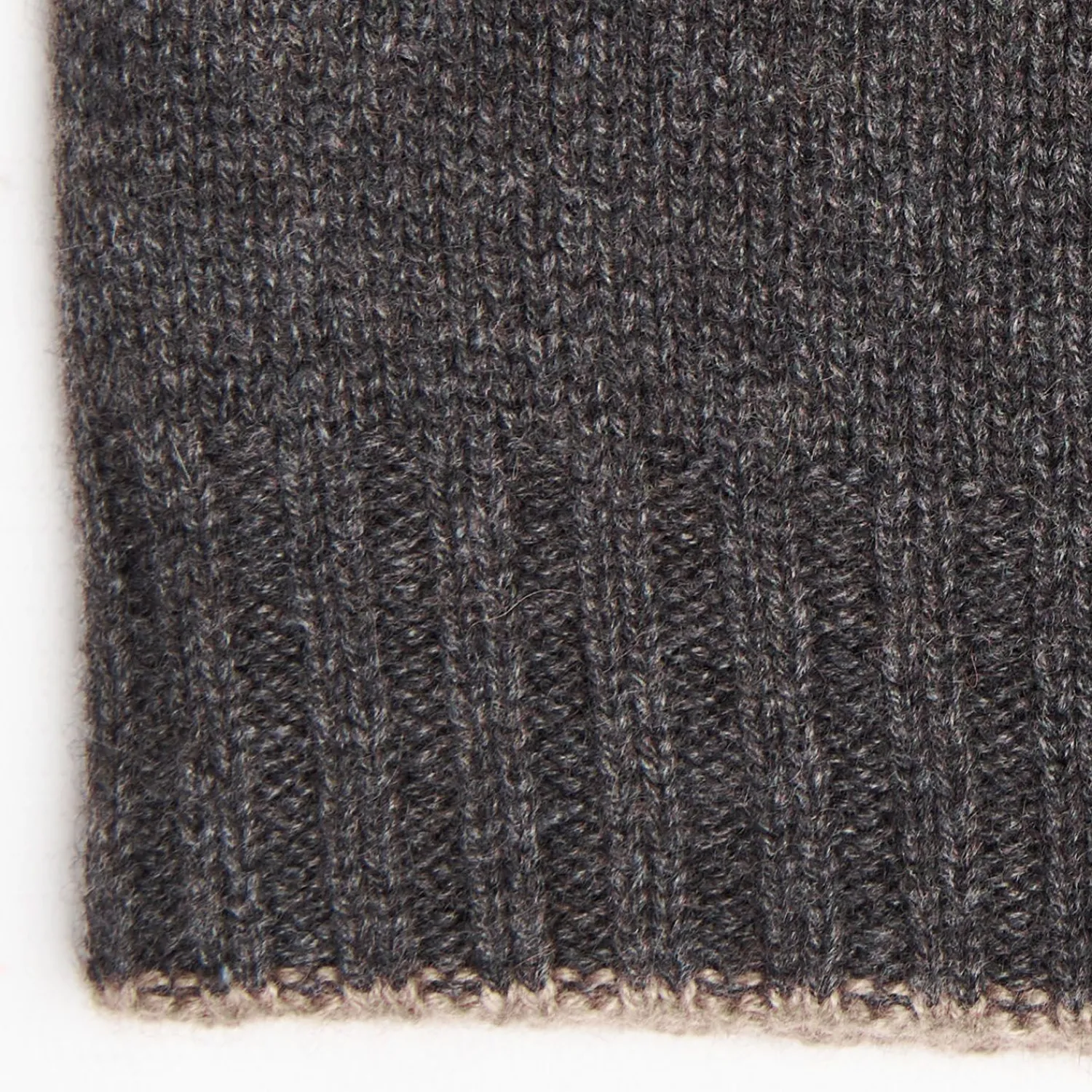 Grey And Light Brown Bicolor Cashmere Beanie>E.Marinella Cheap