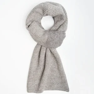 Grey Cashmere Neck Warmer>E.Marinella New