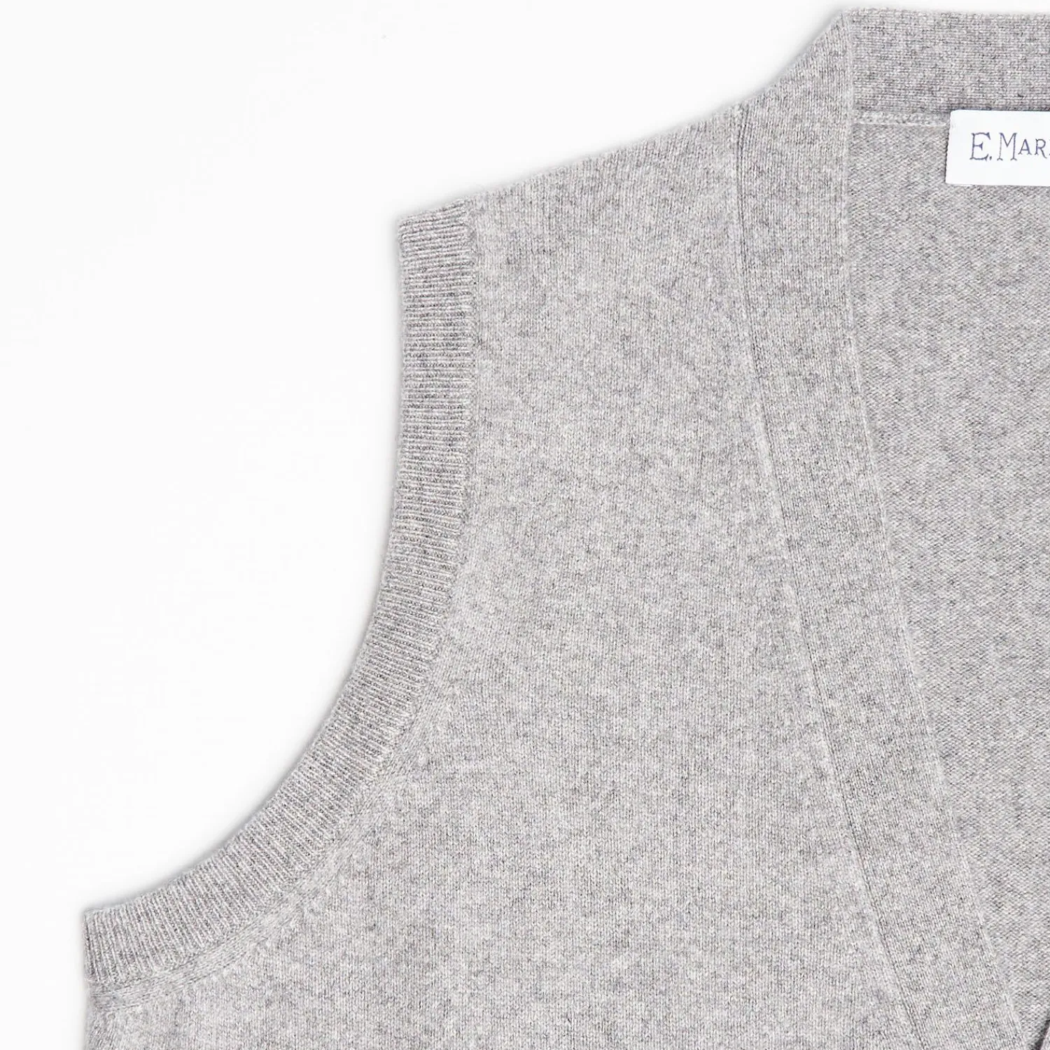 Grey Wool And Cashmere Gilet>E.Marinella Cheap