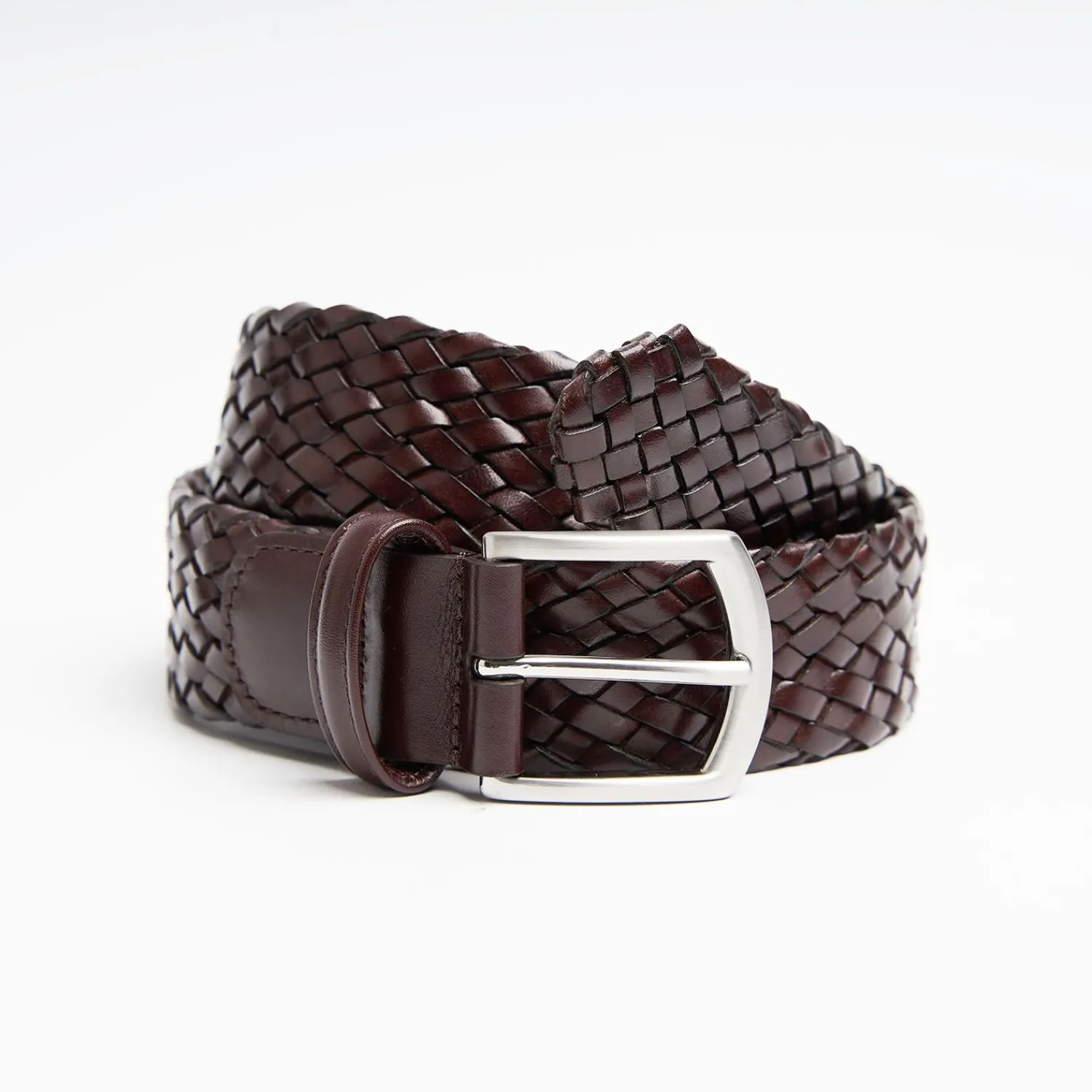 Hand-Woven Leather Belt 35 Mm>E.Marinella Sale
