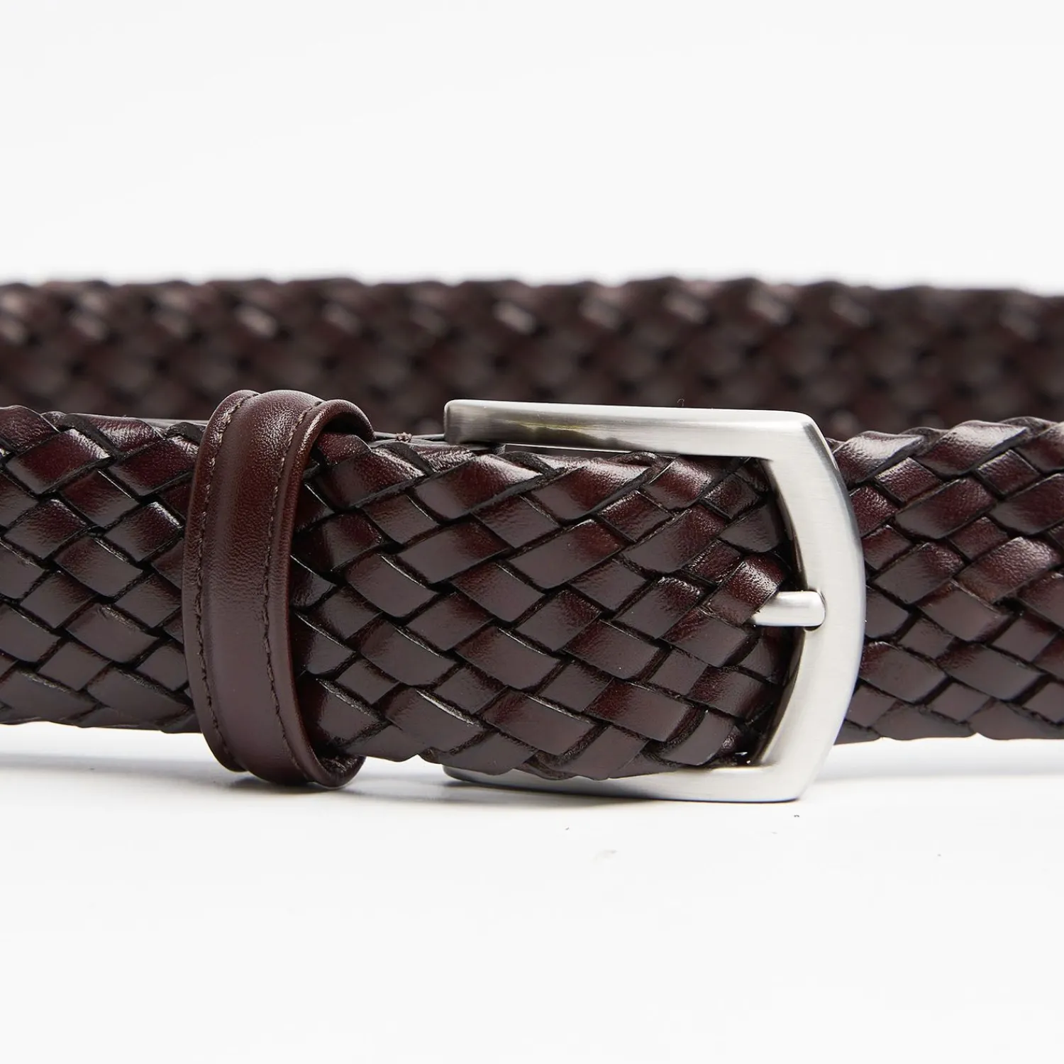 Hand-Woven Leather Belt 35 Mm>E.Marinella Sale