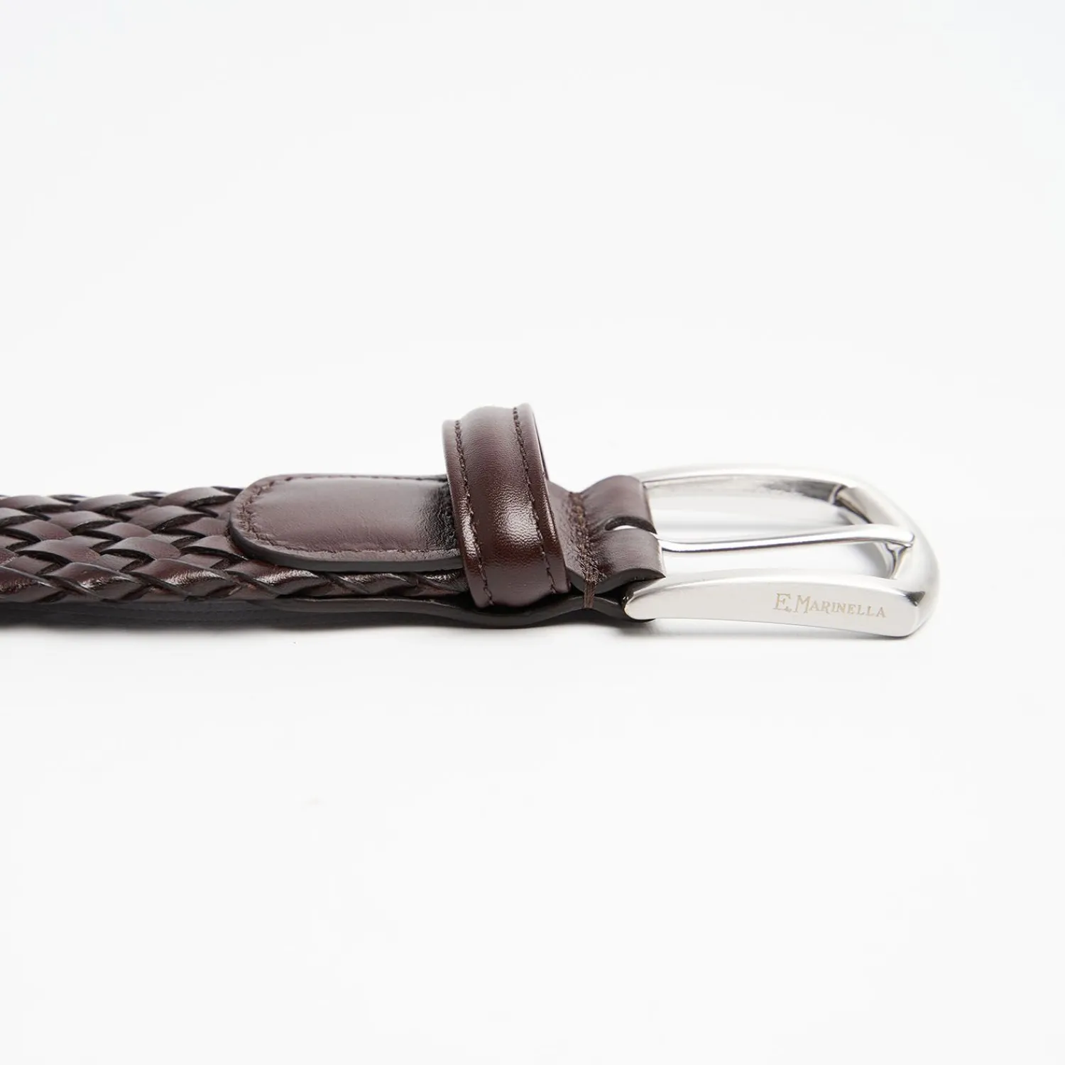 Hand-Woven Leather Belt 35 Mm>E.Marinella Sale