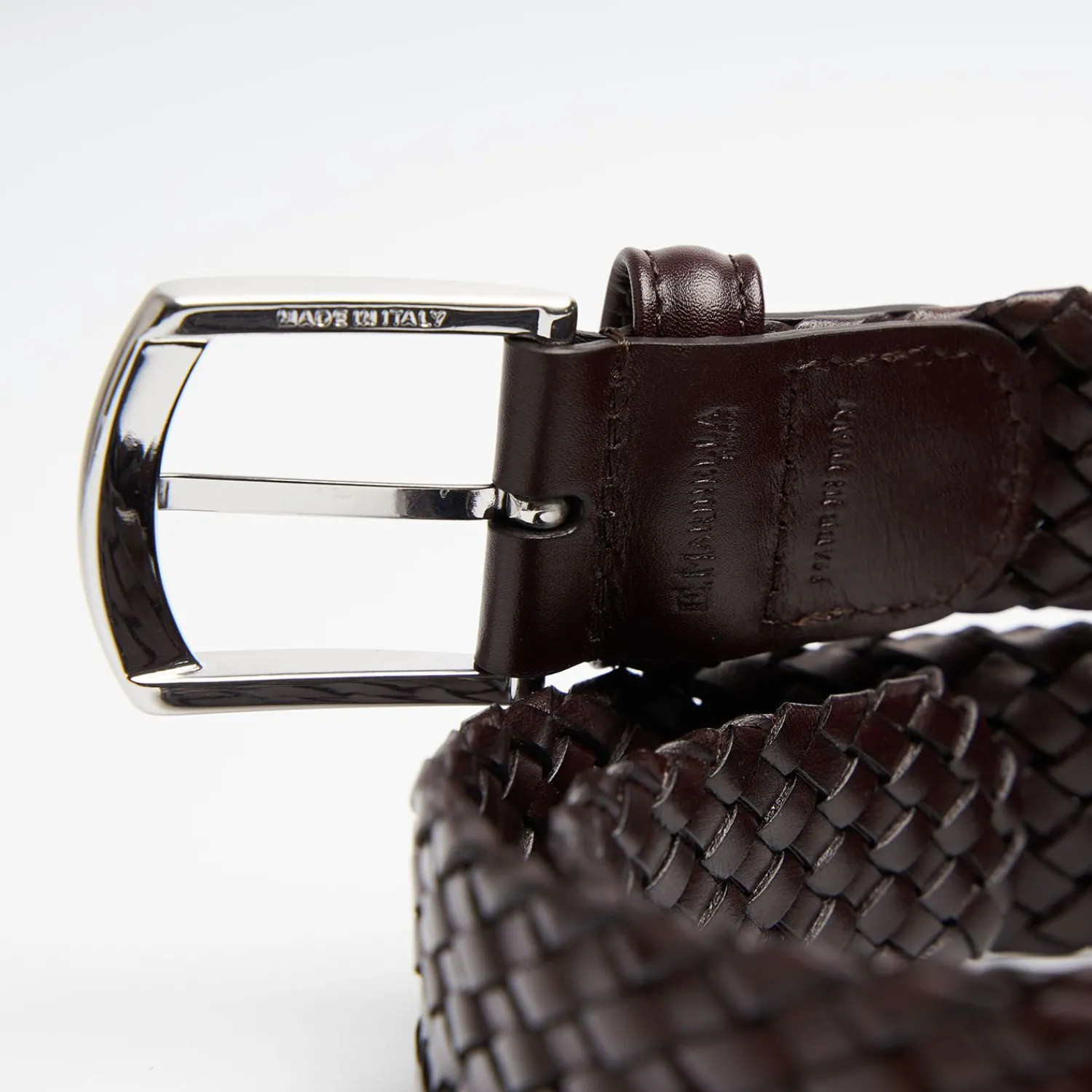 Hand-Woven Leather Belt 35 Mm>E.Marinella Sale