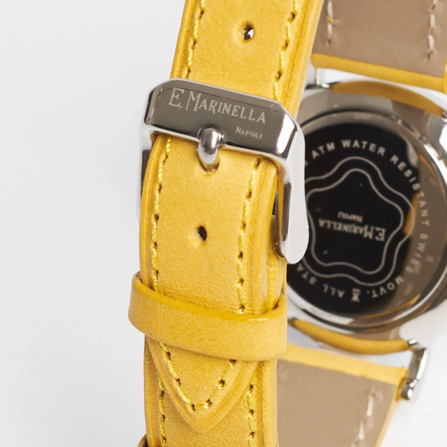 Ladies' Yellow Leather Watch>E.Marinella Hot