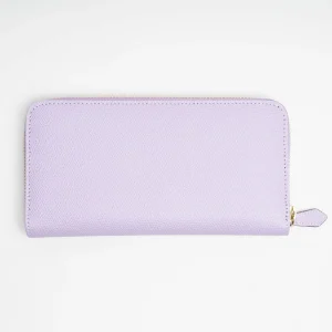 Large Liliac Hammered Leather Wallet>E.Marinella Flash Sale