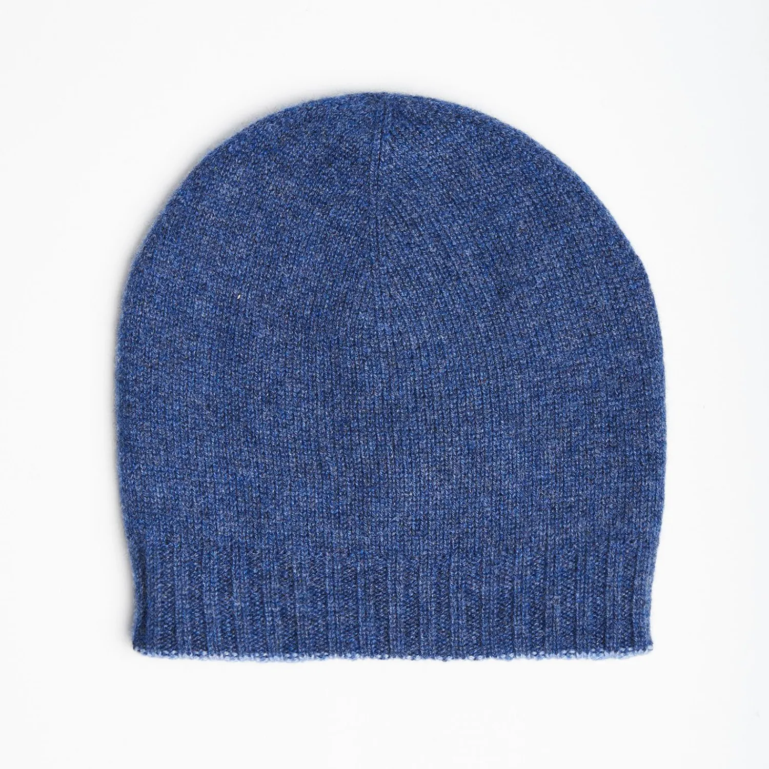 Light And Dark Blue Bicolor Cashmere Beanie>E.Marinella Online