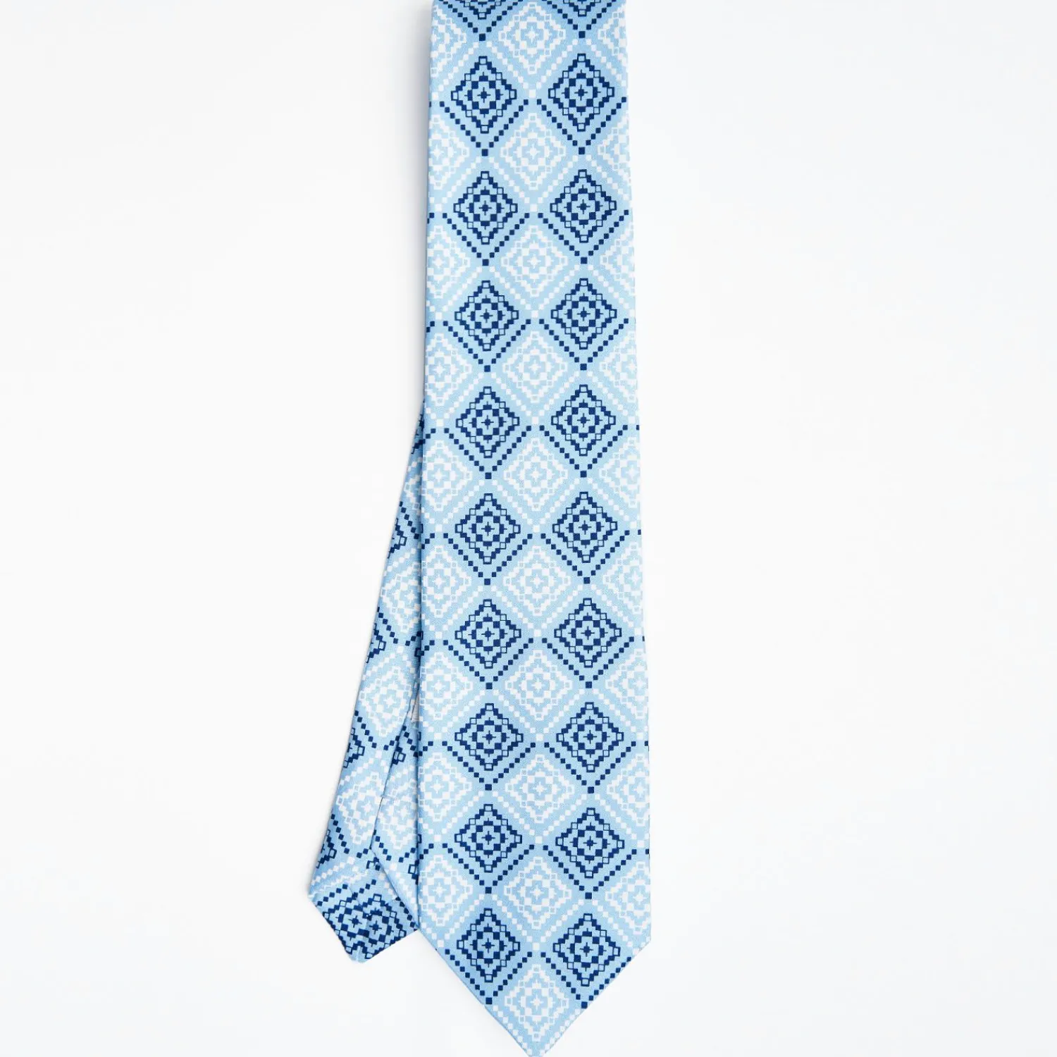 Light Blue Archivio Collection Silk Tie 1982-03>E.Marinella Outlet