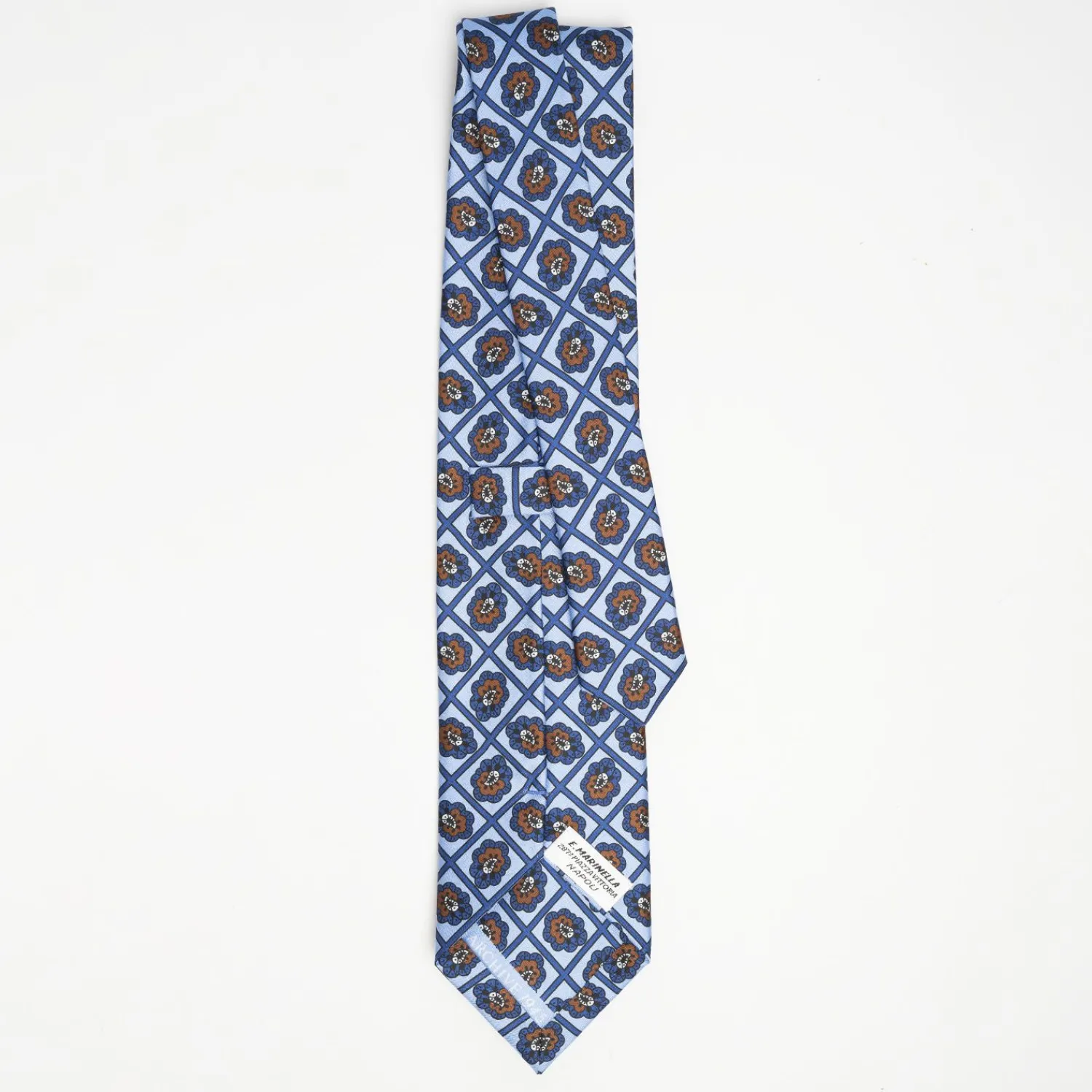Light Blue Archivio Collection Silk Tie 1945_03>E.Marinella Discount