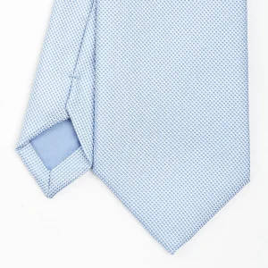 Light Blue Ceremonial Jacquard Silk Tie>E.Marinella Hot