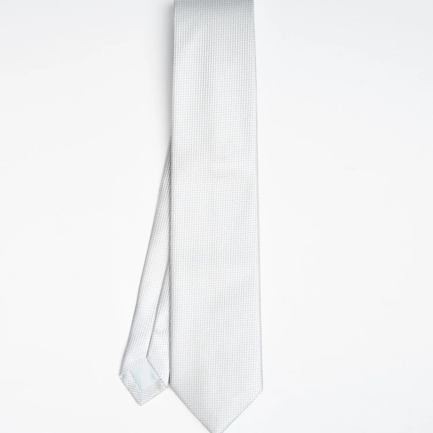 Light Blue Ceremonial Jacquard Silk Tie>E.Marinella Shop