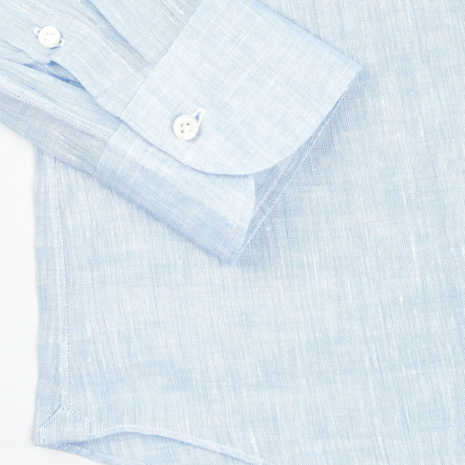 Light Blue Linen Shirt>E.Marinella New