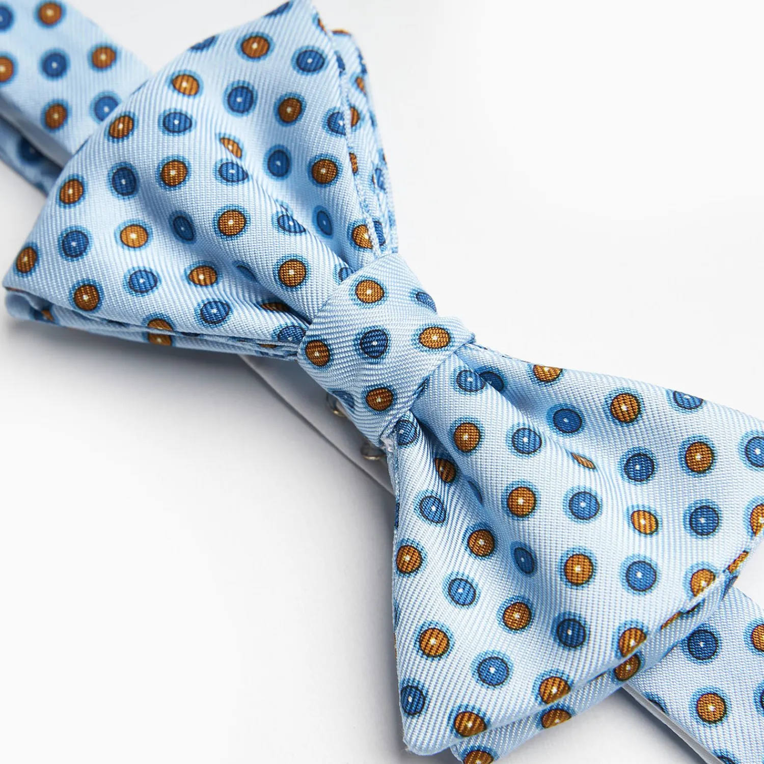 Light Blue Pre-Knotted Bowtie- Small Designs>E.Marinella Hot