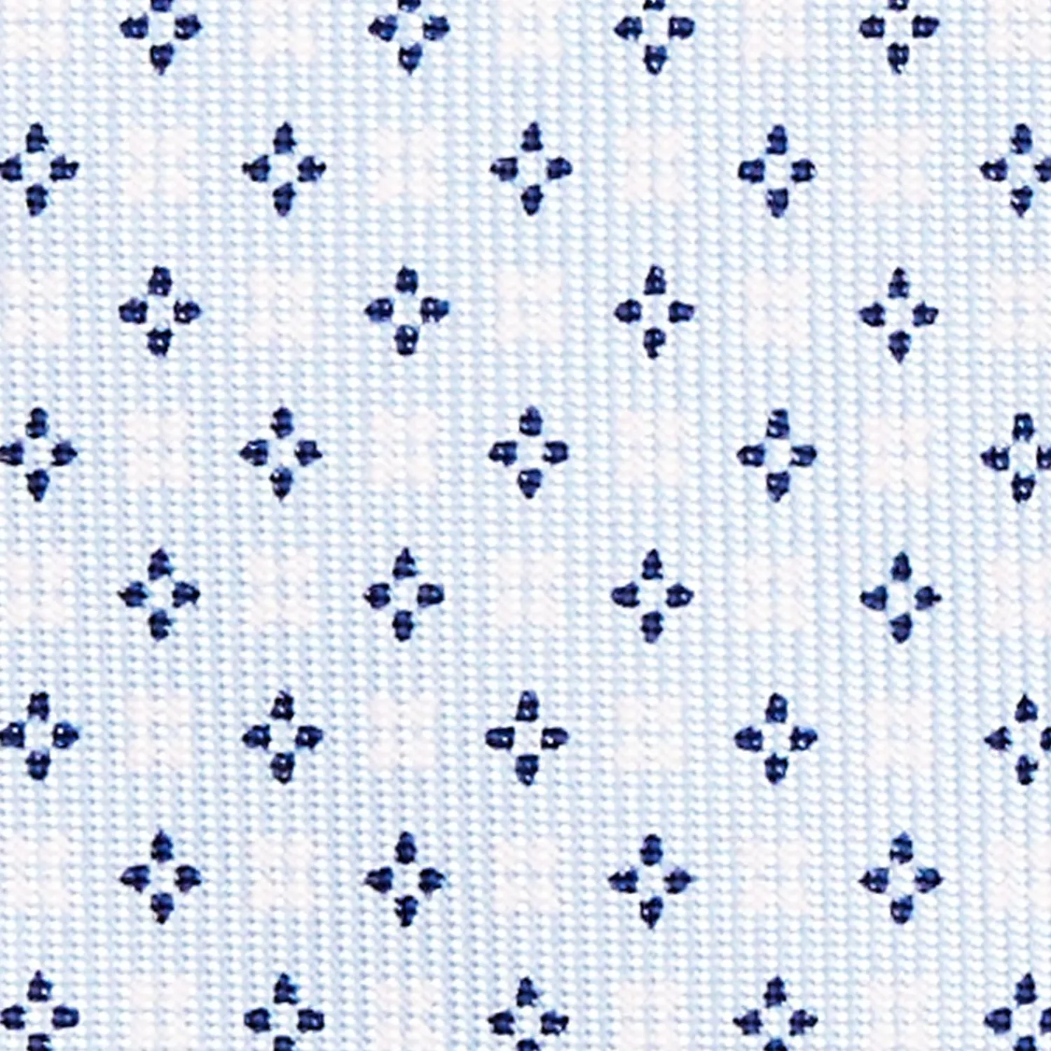 Light Blue Sartorial Classic Silk Tie - Small Flower Designs>E.Marinella Best