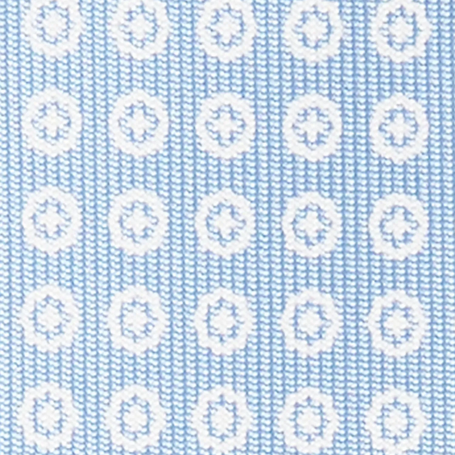 Light Blue Sartorial Classic Silk Tie Small Flower Pattern>E.Marinella Shop
