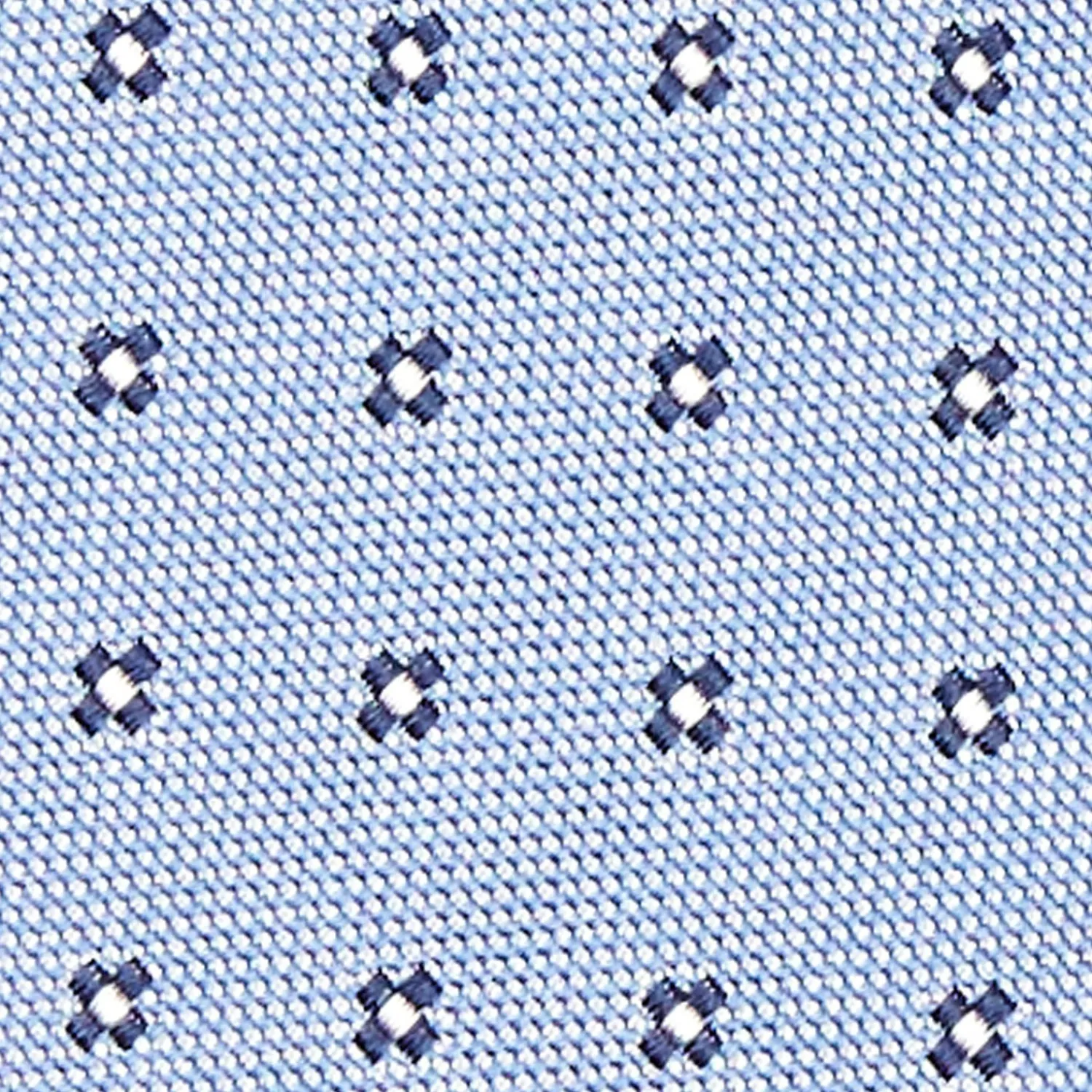 Light Blue Sartorial Jacquard Silk Tie - Small Flower Designs>E.Marinella Shop