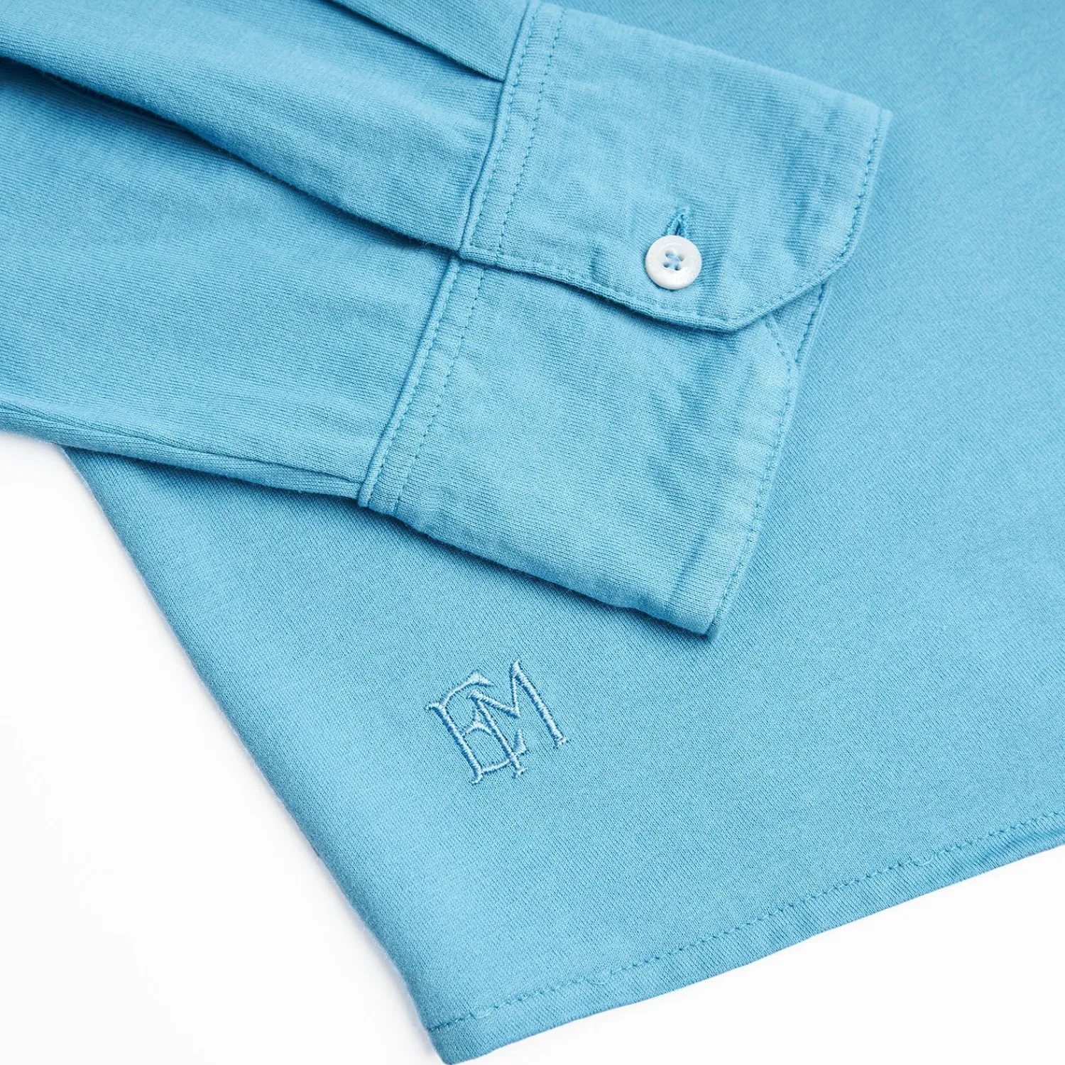 Light Blue Shirt In Jersey>E.Marinella Cheap