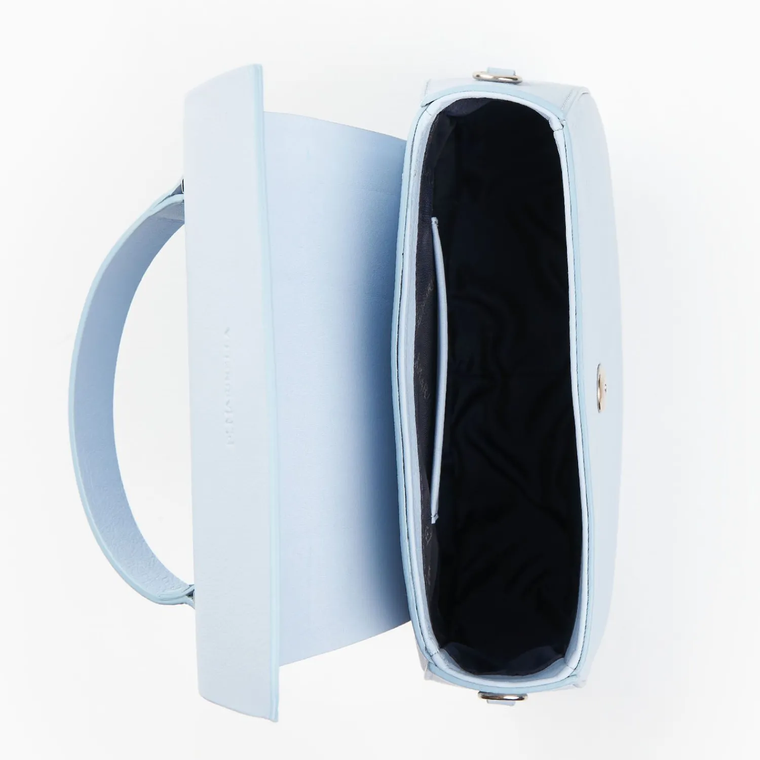 Light Blue Smooth Leather Cleo Bag>E.Marinella Best Sale