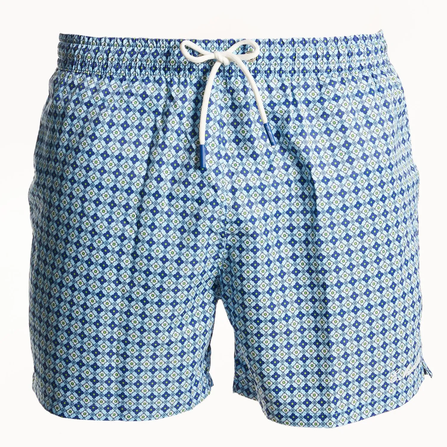Light Blue Swim Shorts - Large Patterns>E.Marinella Hot