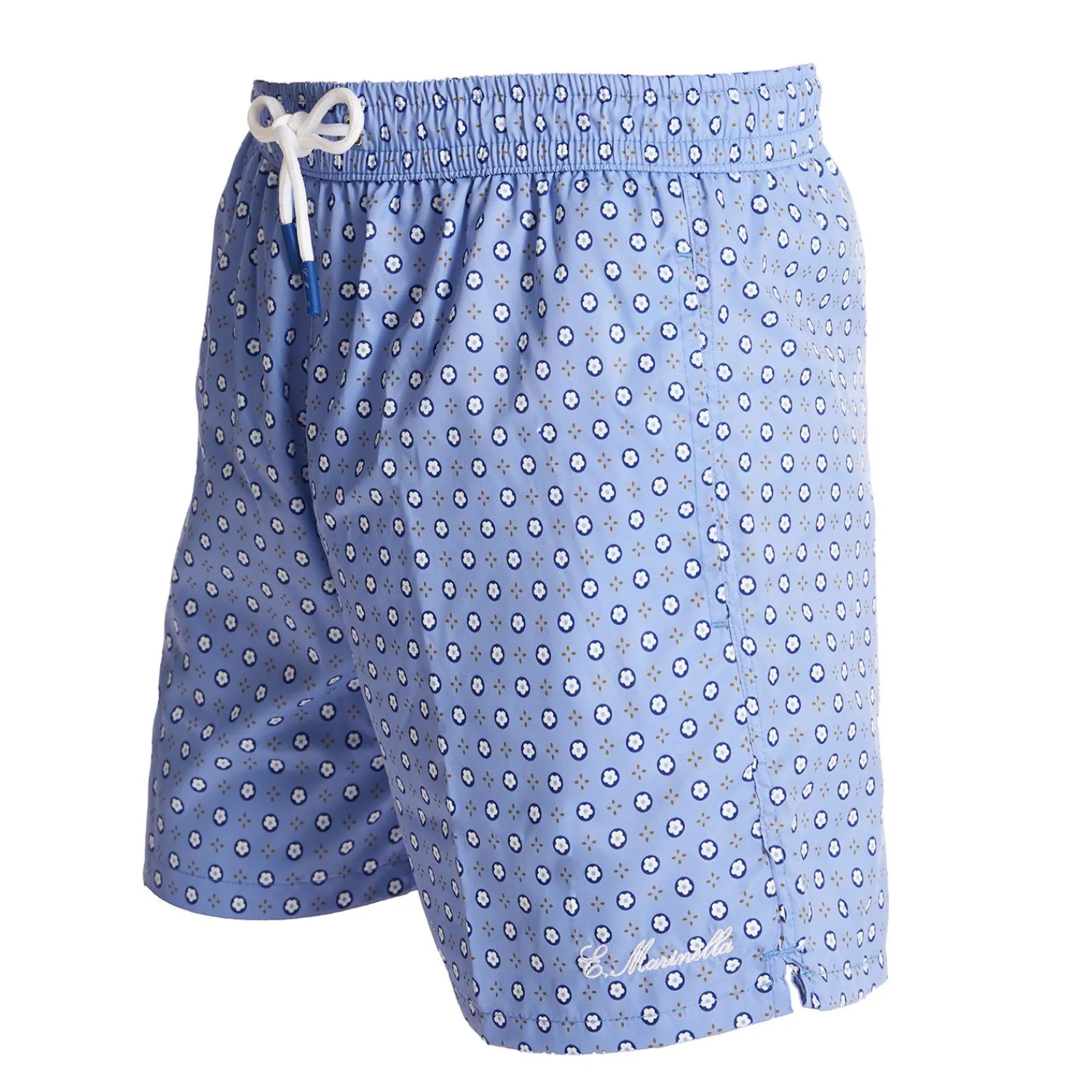 Light Blue Swim Shorts- Large Patterns>E.Marinella Outlet