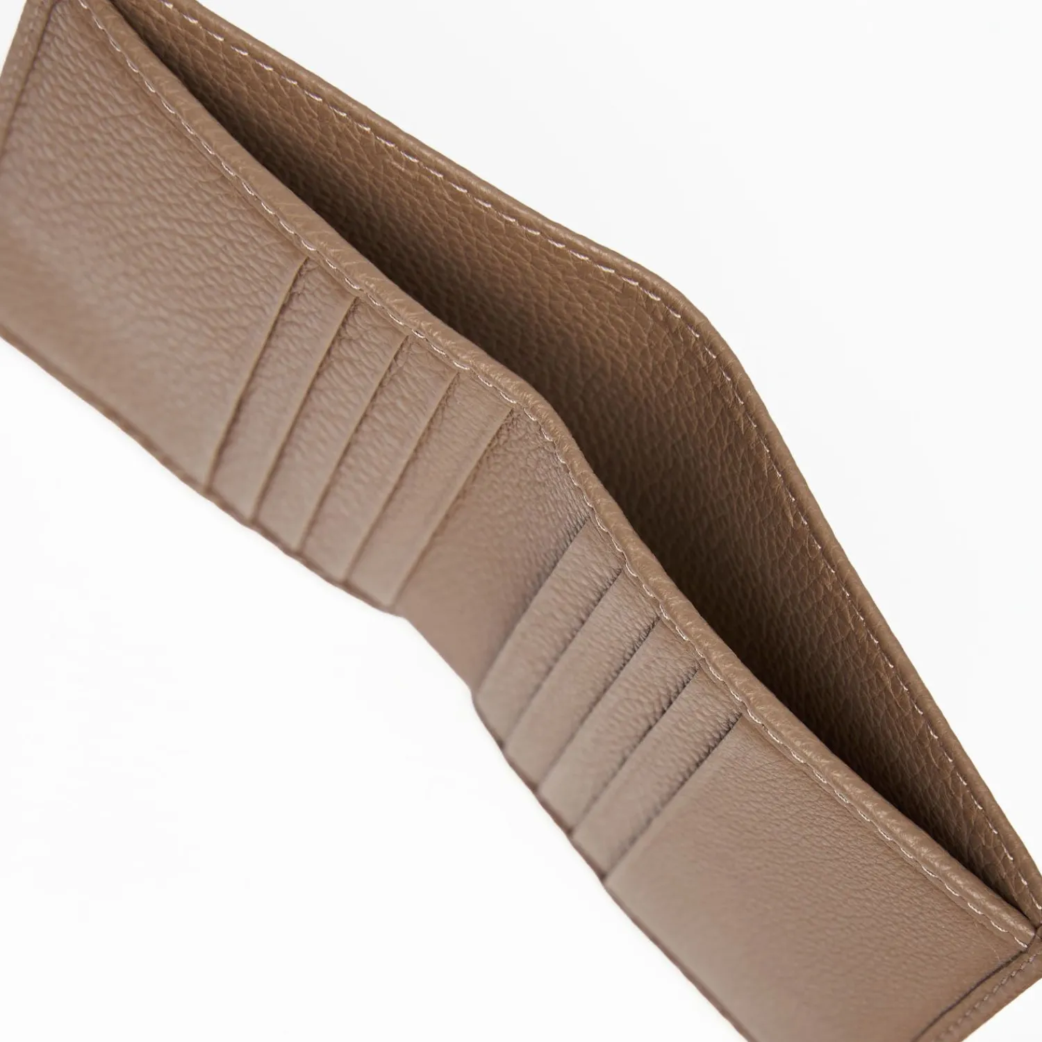 Light Brown Hammered Leather Small Wallet>E.Marinella Cheap
