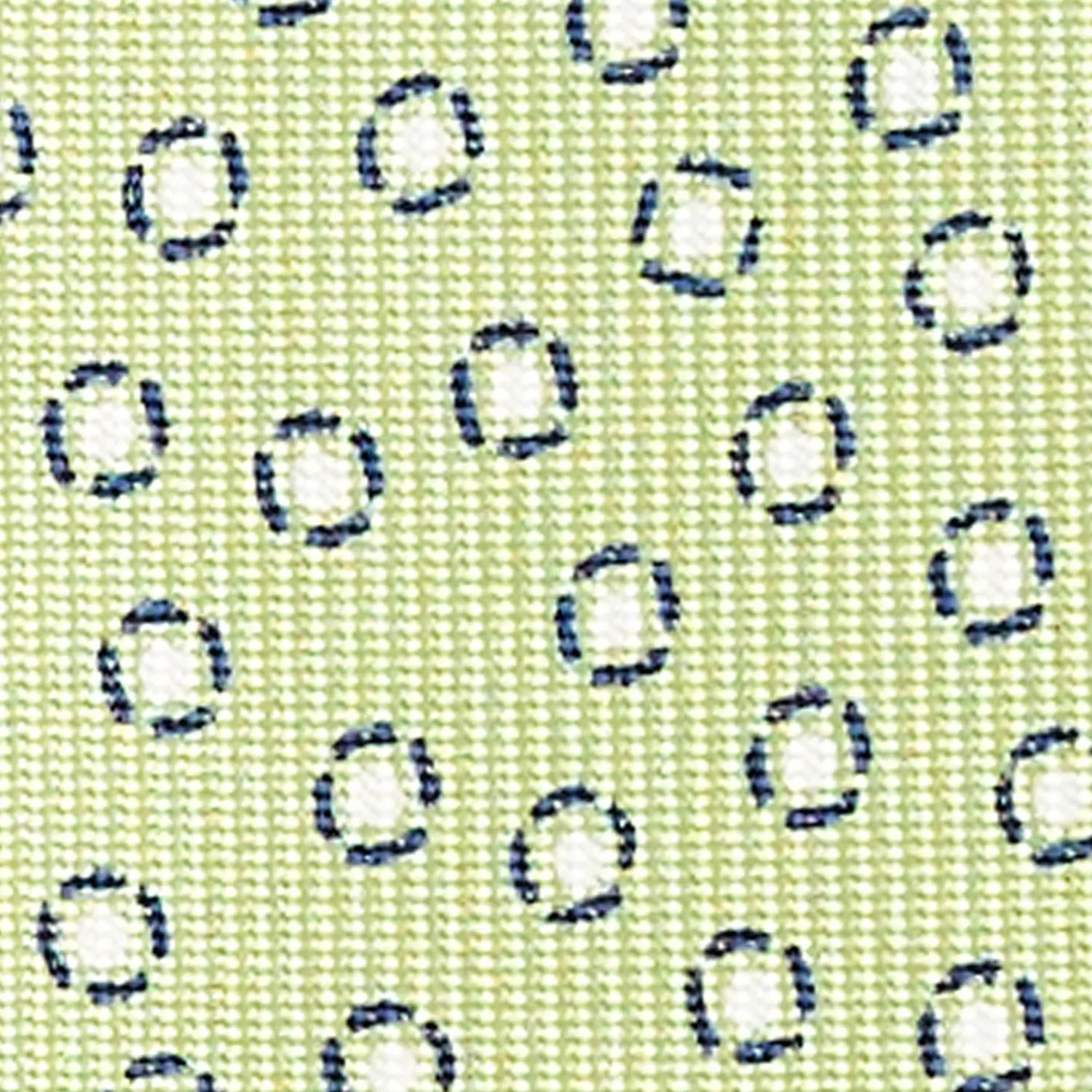 Light Green 9 Fold Sartorial Silk Tie - Small Geometric Pattern>E.Marinella Shop