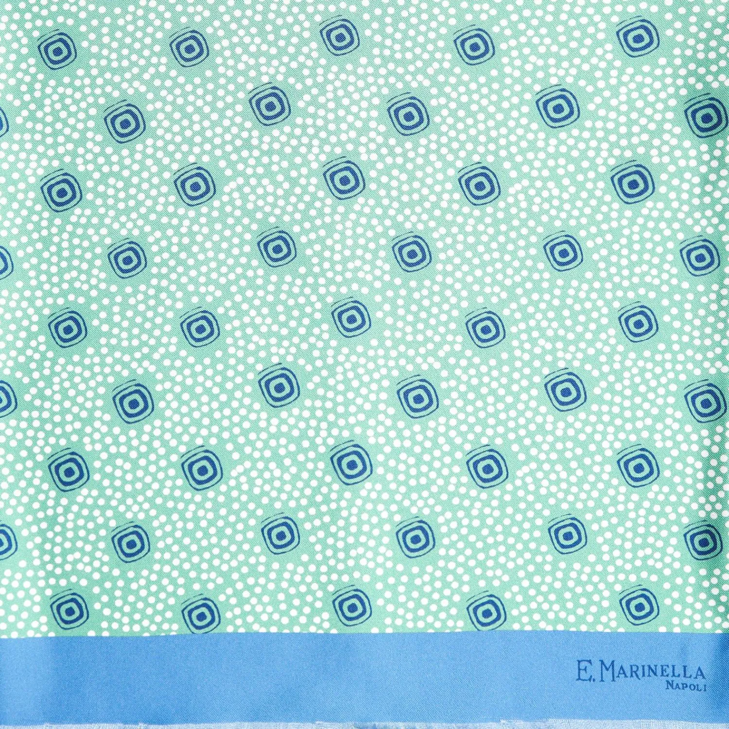 Light Green And Blue Double Silk Scarf>E.Marinella Best Sale