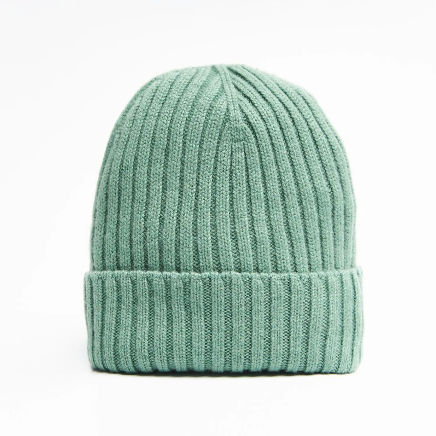 Light Green Cashmere Ribbed Beanie>E.Marinella Cheap