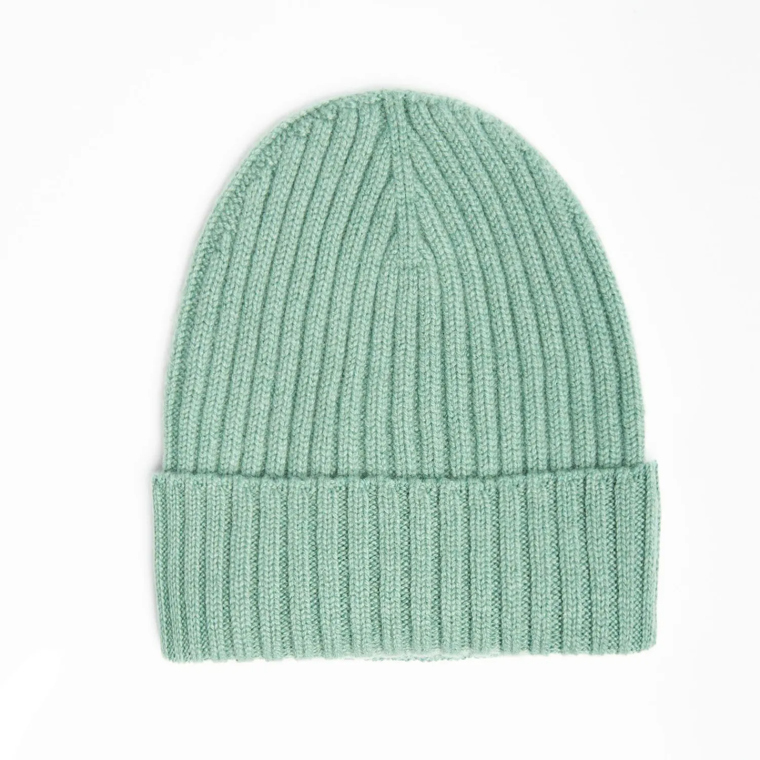 Light Green Cashmere Ribbed Beanie>E.Marinella Cheap