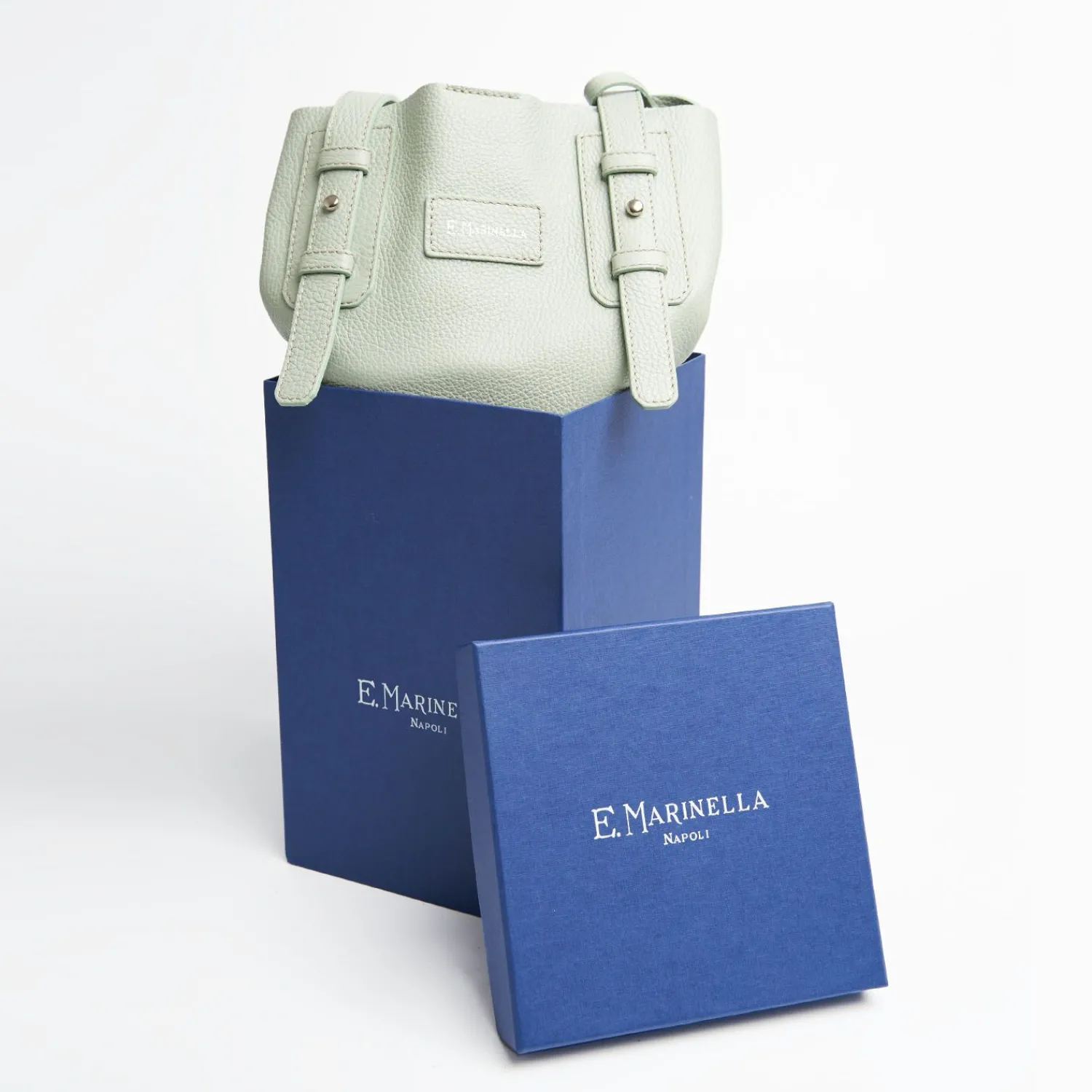 Light Green Deconstructed Bag>E.Marinella Hot