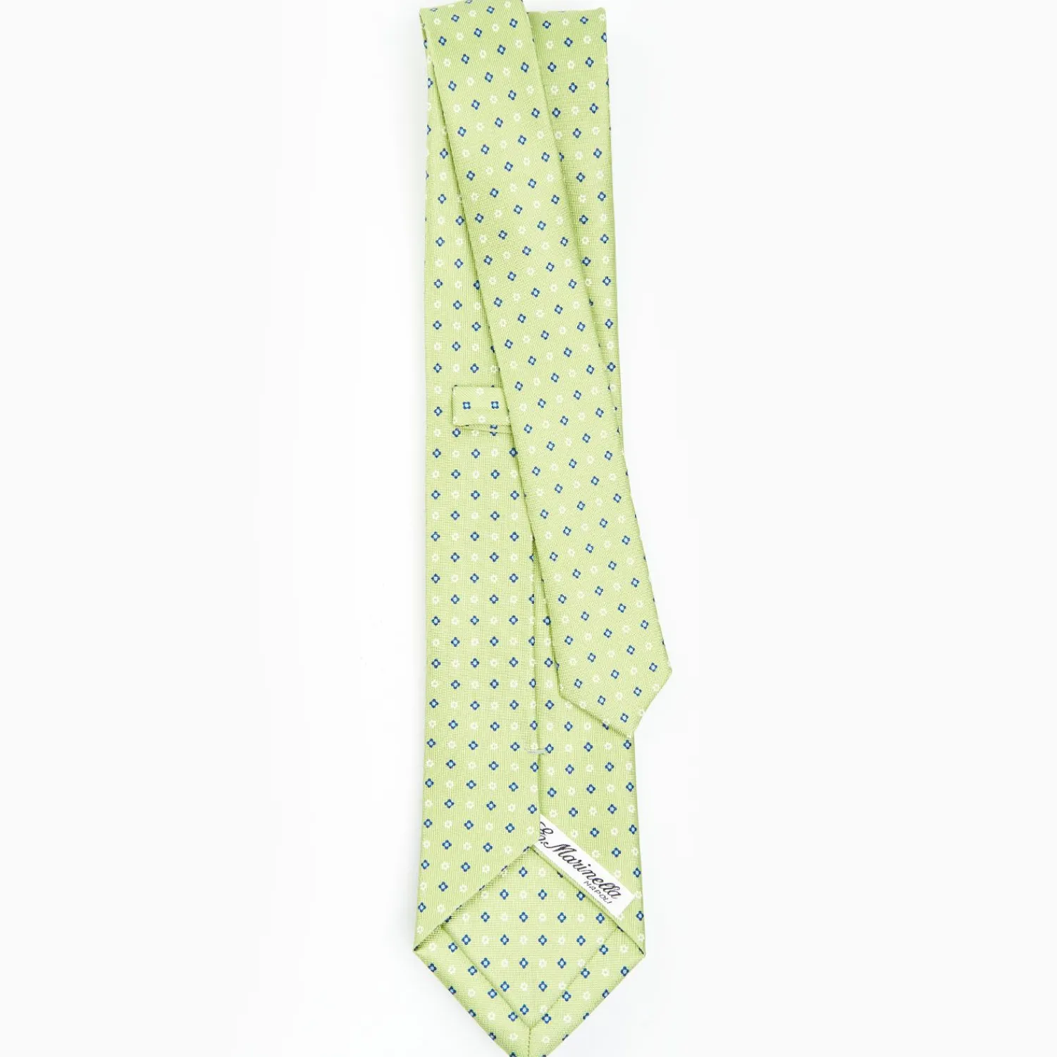 Light Green Sartorial Classic Silk Tie - Small Flower Designs>E.Marinella Cheap