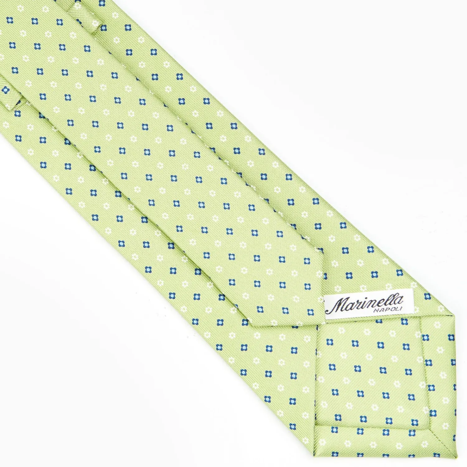 Light Green Sartorial Classic Silk Tie - Small Flower Designs>E.Marinella Cheap