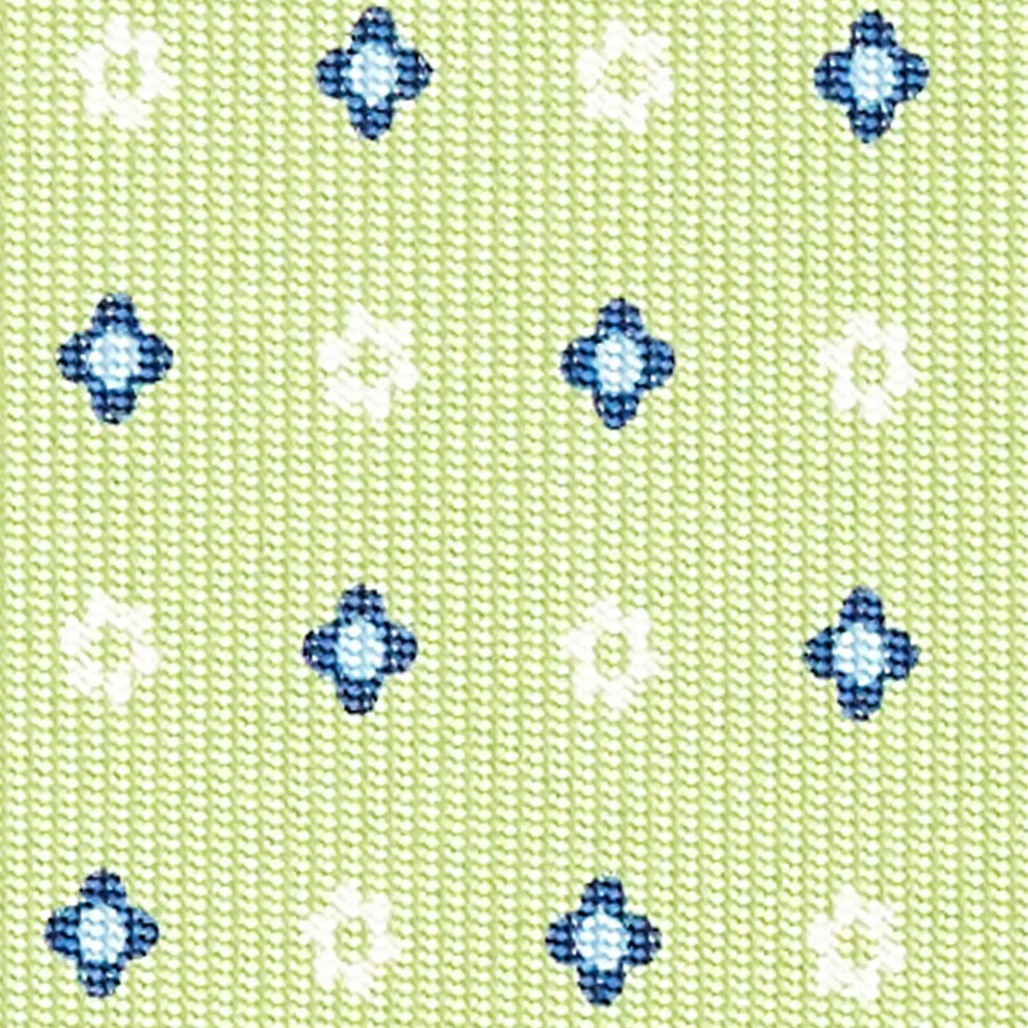 Light Green Sartorial Classic Silk Tie - Small Flower Designs>E.Marinella Cheap
