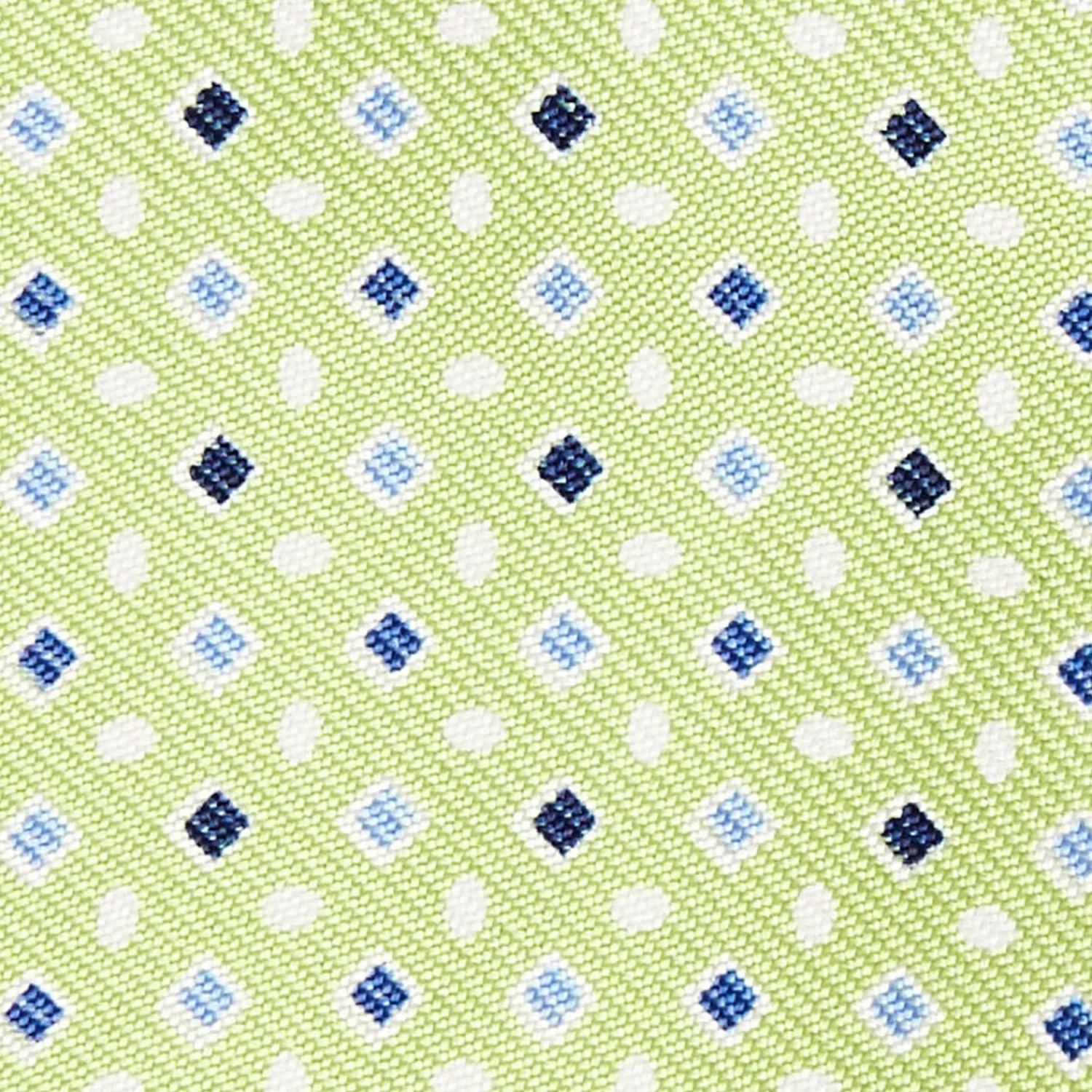 Light Green Silk Bowtie To Self-Tie - Small Geometric Pattern>E.Marinella Fashion