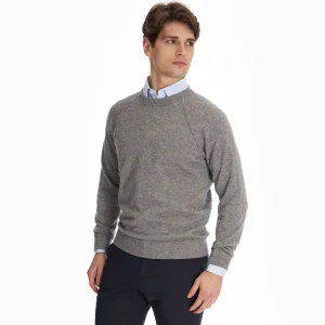 Light Grey Cashmere Sweatshirt>E.Marinella Cheap