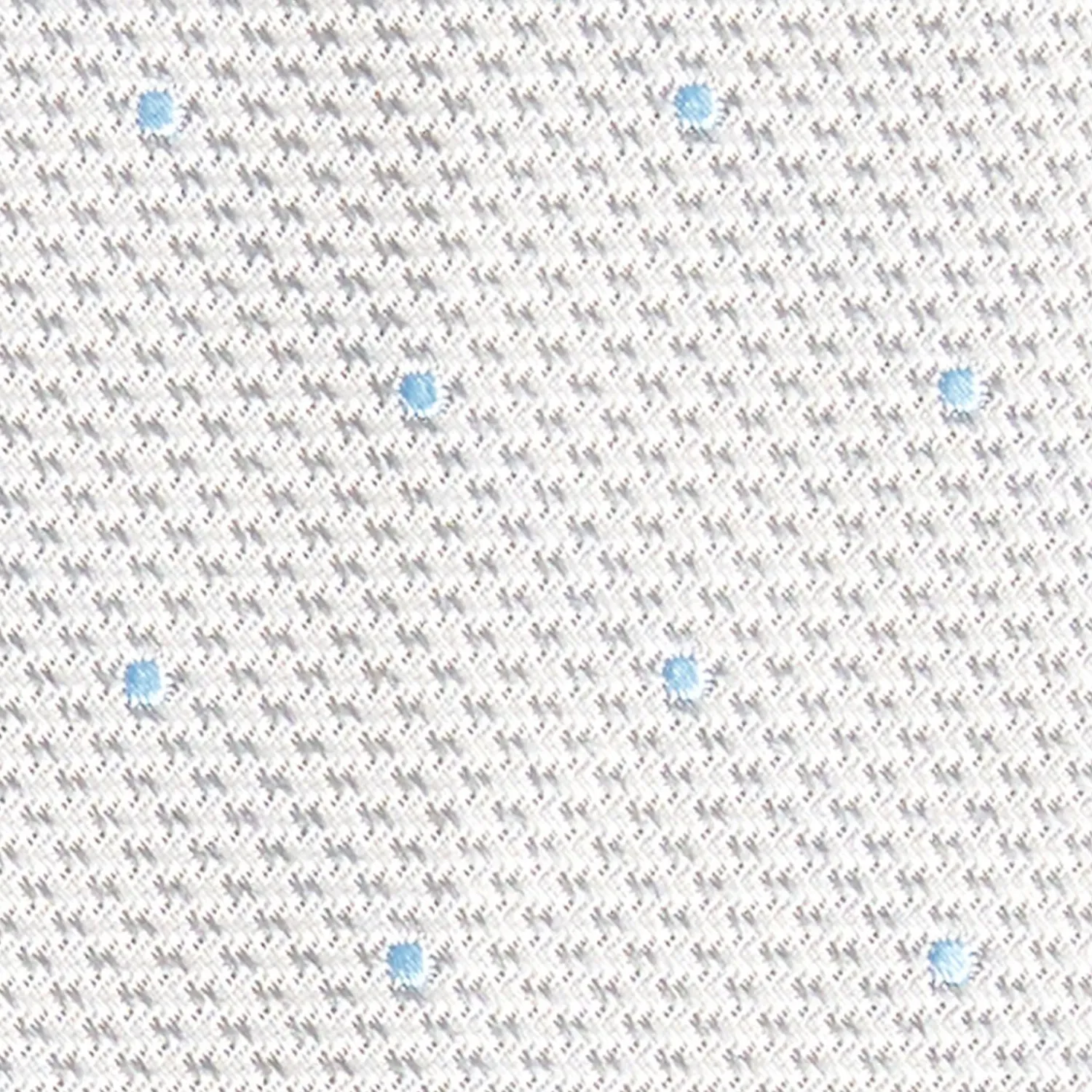 Light Grey Ceremonial Jacquard Silk Tie - Polka Dot Pattern>E.Marinella Clearance