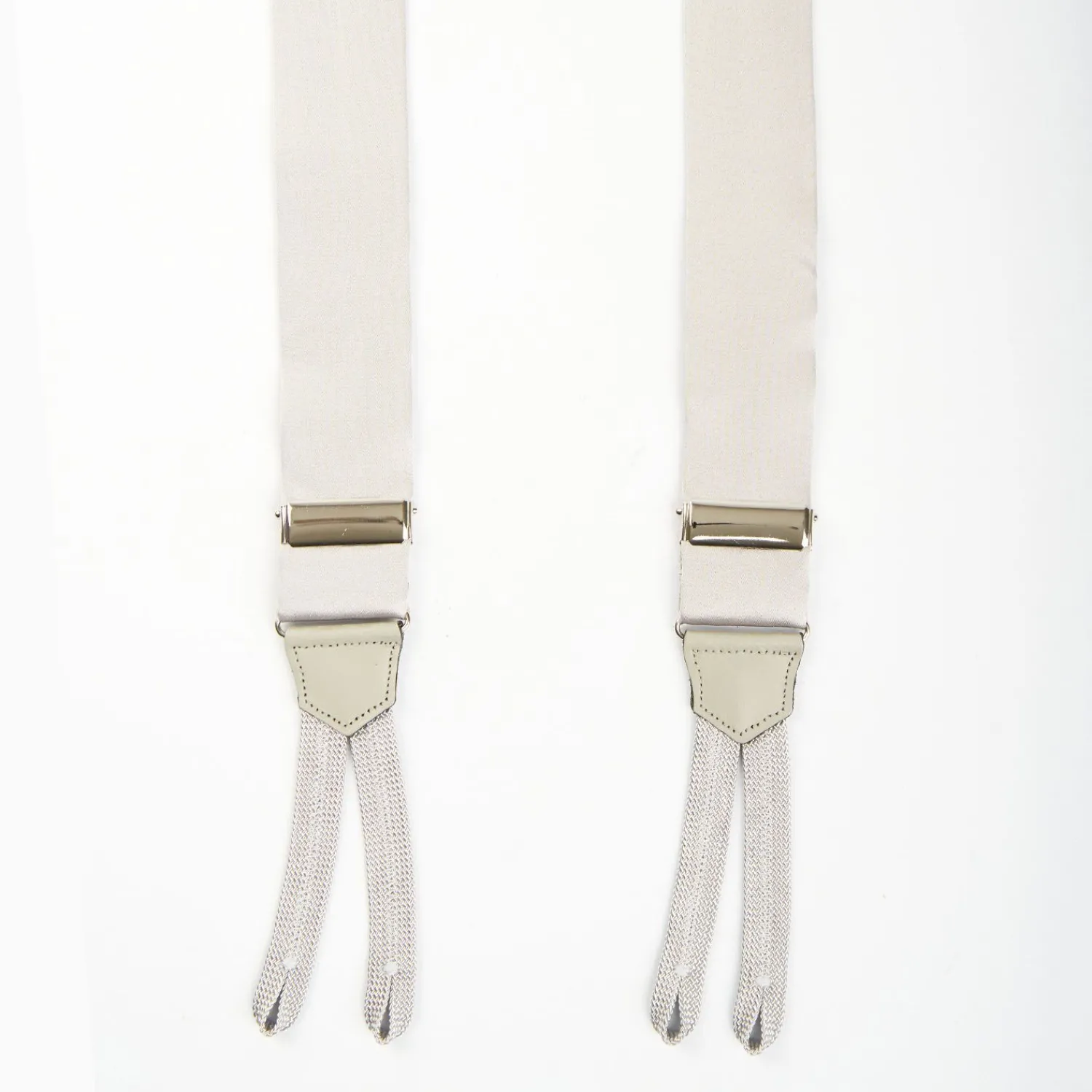 Light Grey Satin Silk Braces>E.Marinella Discount