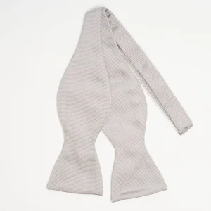 Light Grey Silk Bowtie To Self-Tie - Solid Color>E.Marinella Hot