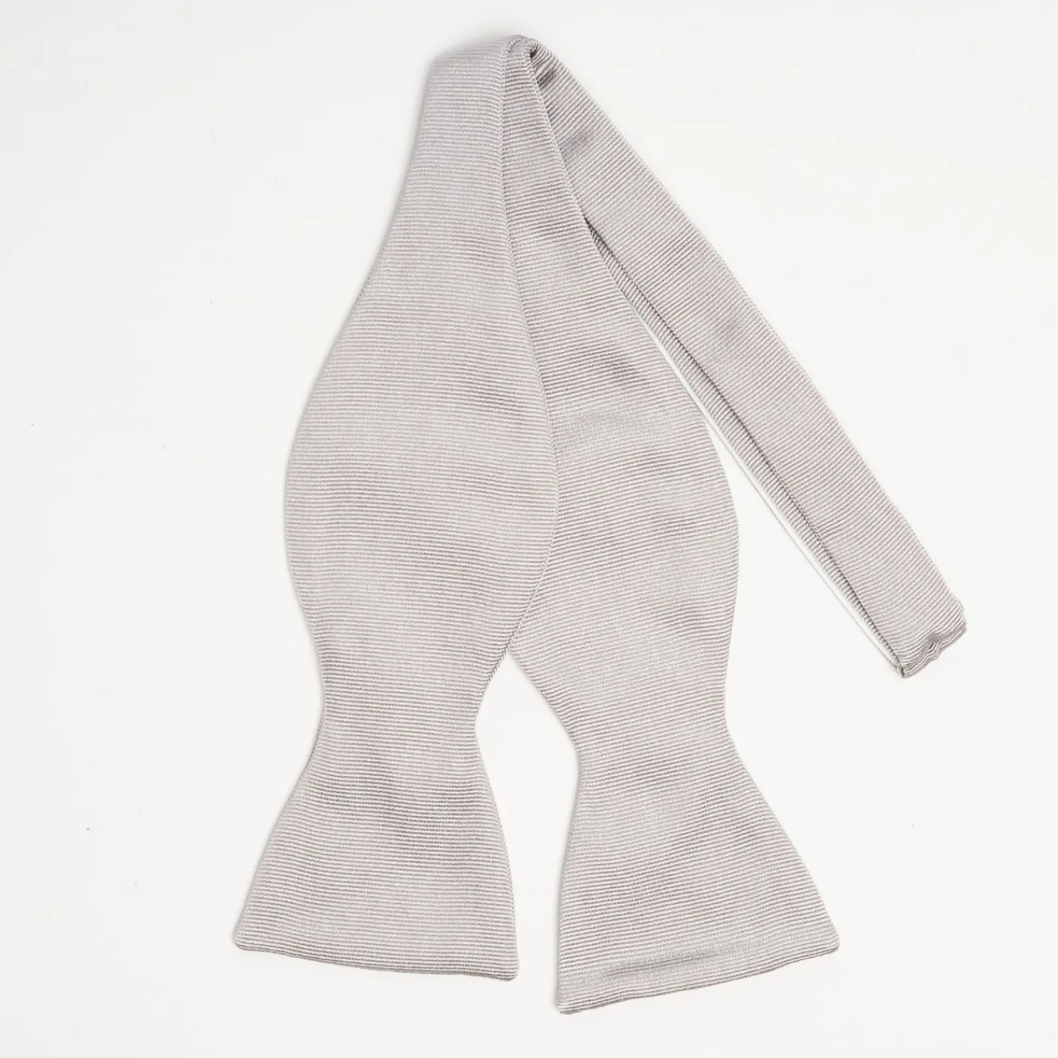 Light Grey Silk Bowtie To Self-Tie - Solid Color>E.Marinella Hot
