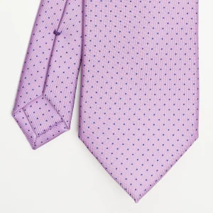 Lilac Sartorial Classic Silk Tie - Polka Dot Pattern>E.Marinella Hot
