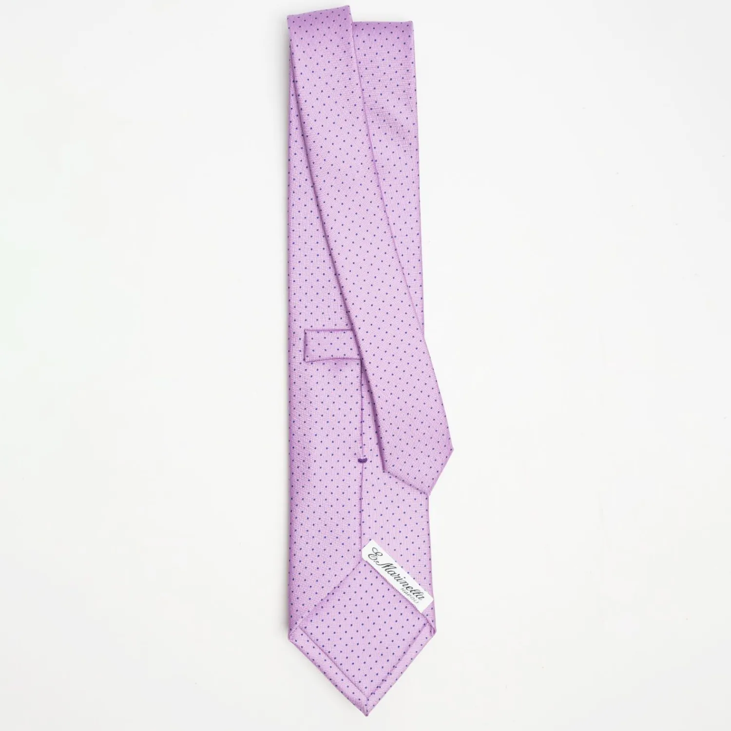 Lilac Sartorial Classic Silk Tie - Polka Dot Pattern>E.Marinella Hot