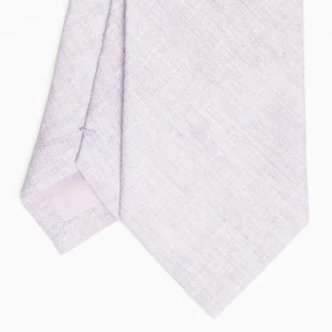 Liliac Sartorial Linen And Cotton Tie Solid Color>E.Marinella Cheap