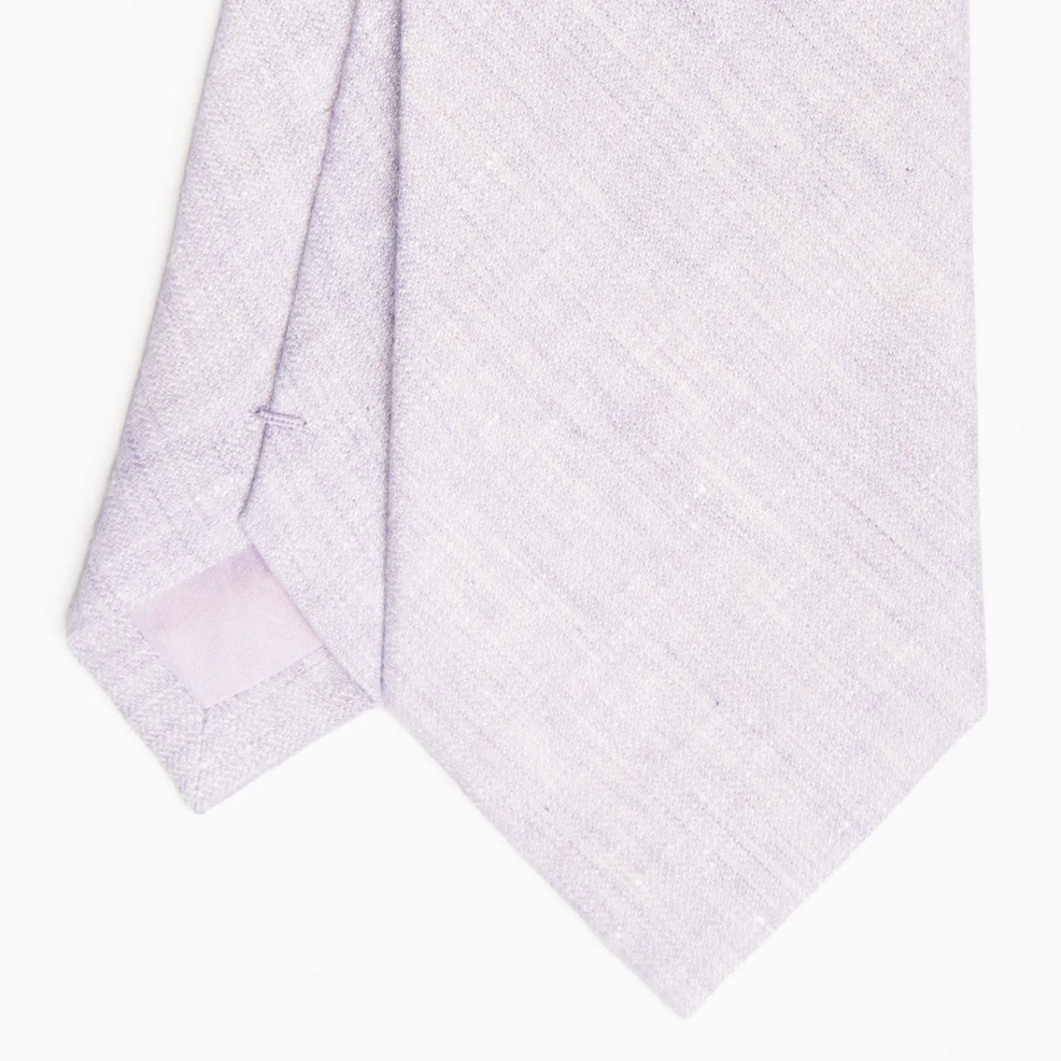 Liliac Sartorial Linen And Cotton Tie Solid Color>E.Marinella Cheap