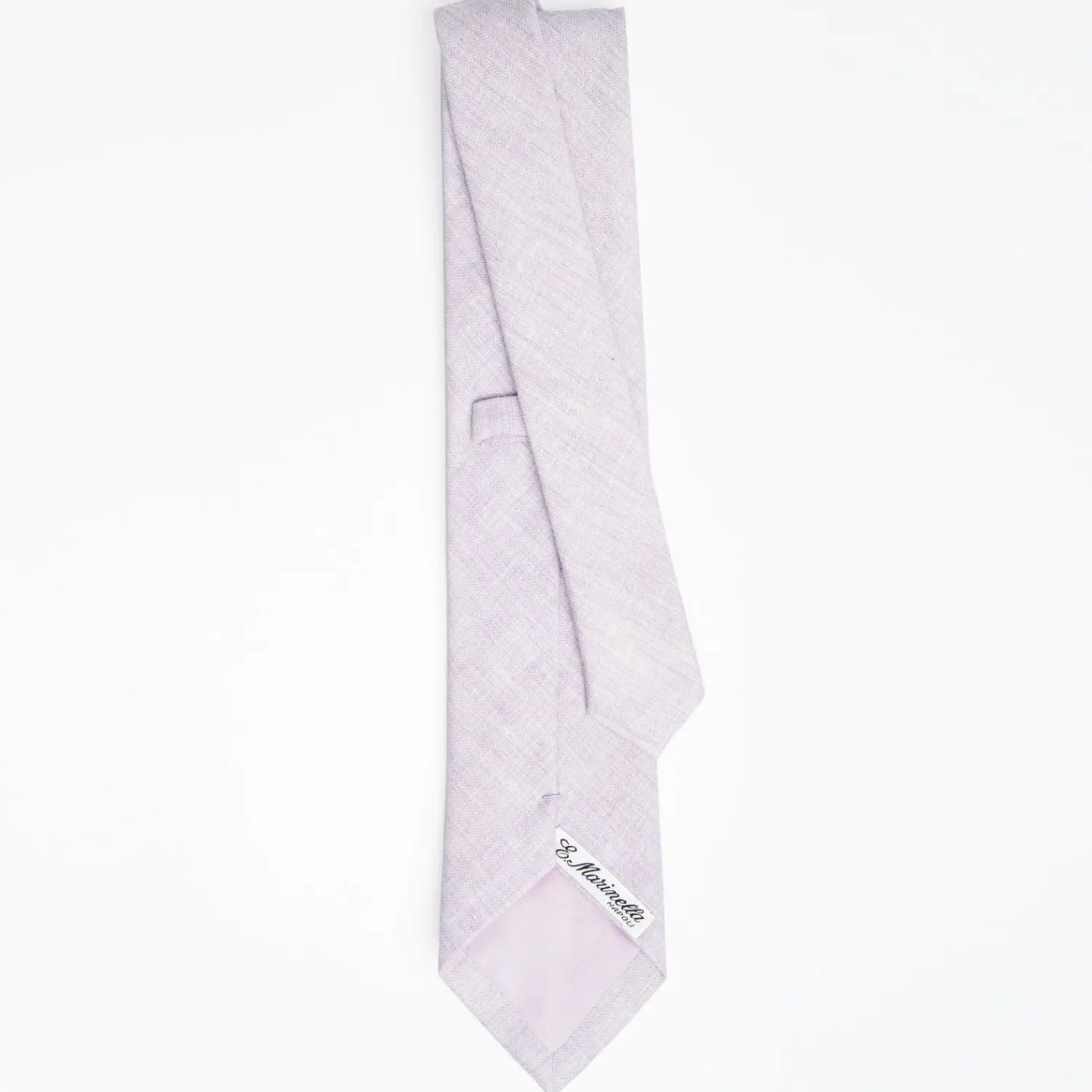 Liliac Sartorial Linen And Cotton Tie Solid Color>E.Marinella Cheap