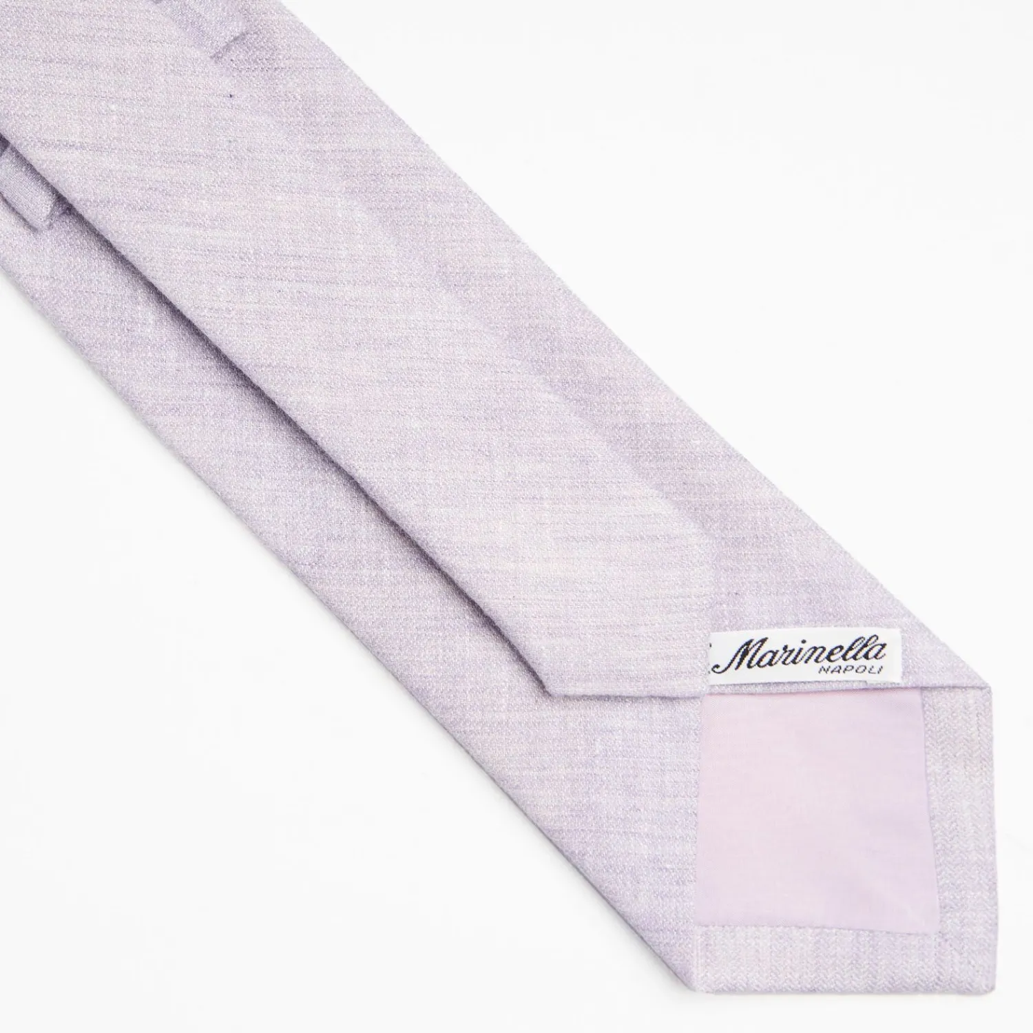 Liliac Sartorial Linen And Cotton Tie Solid Color>E.Marinella Cheap