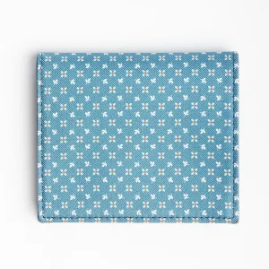 Mid Blue Small Wallet In Silk And Leather>E.Marinella Fashion