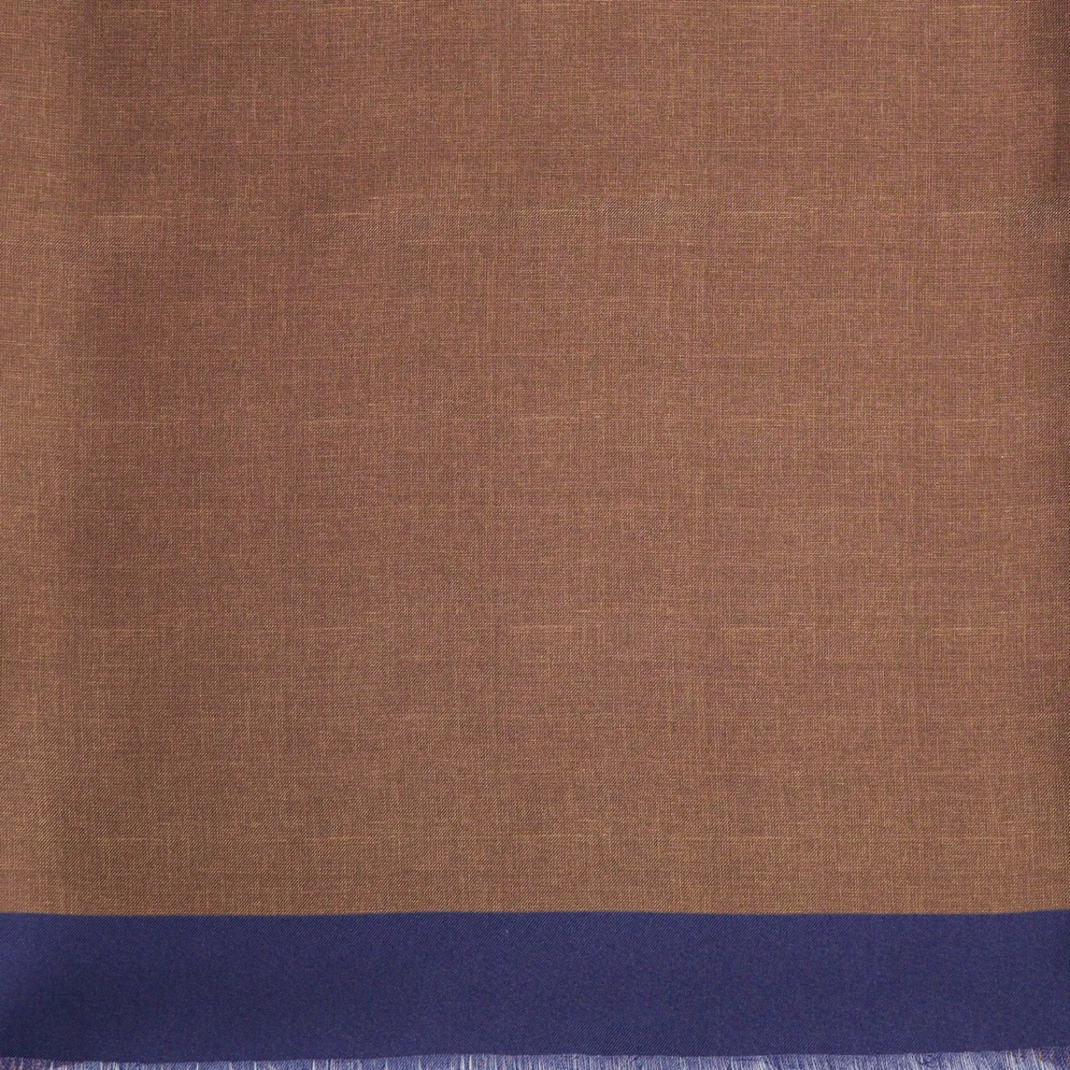Midnight Blue And Brown Double Silk Scarf>E.Marinella Hot