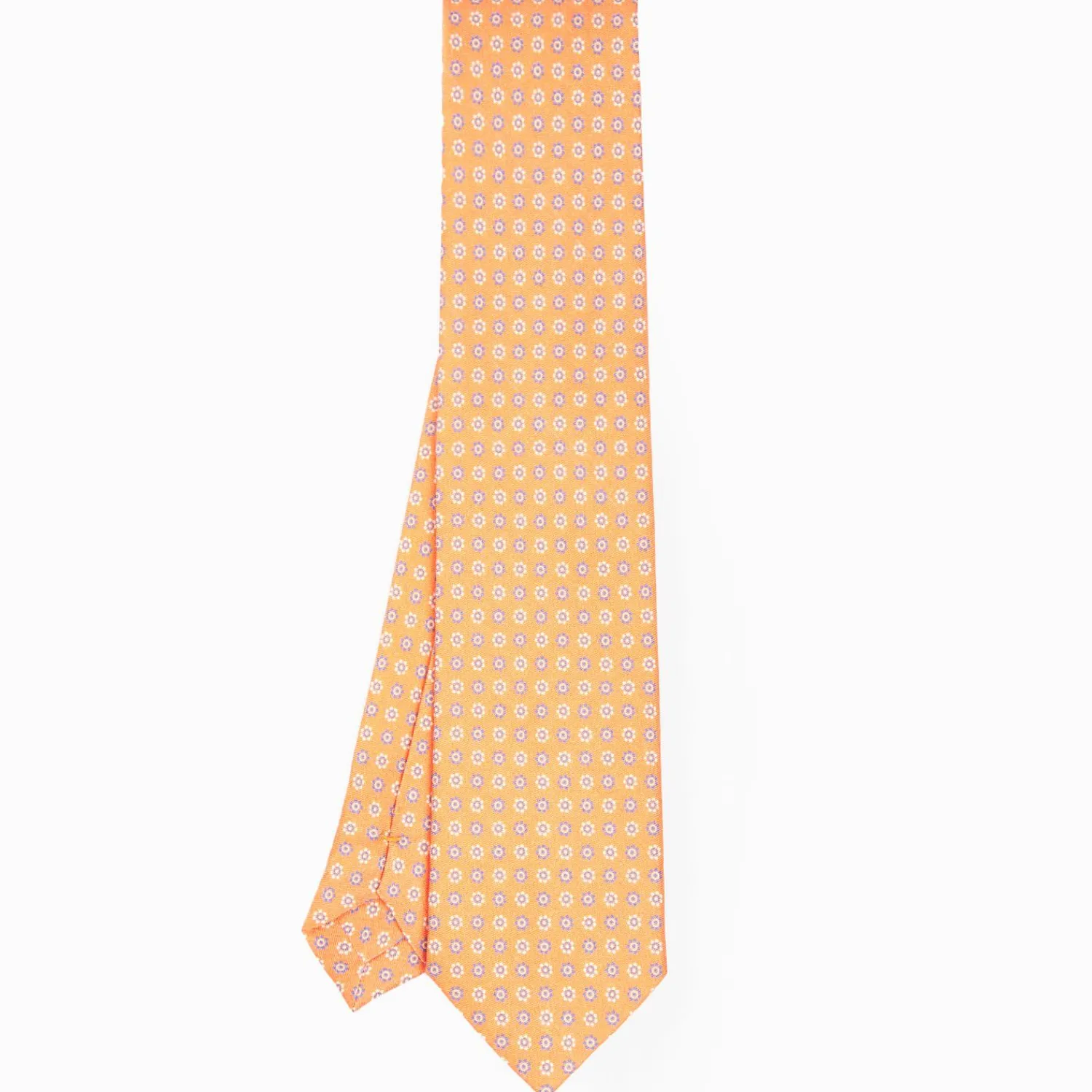 Orange Silk And Orange Fiber Tie>E.Marinella Fashion