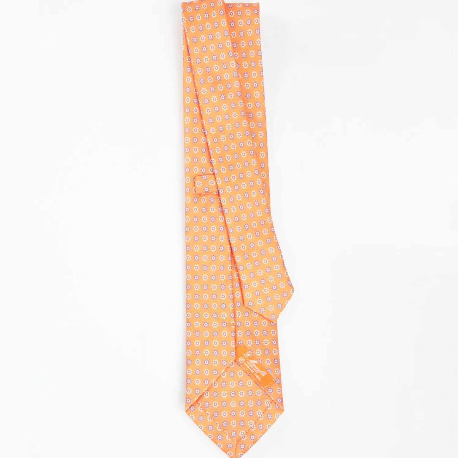 Orange Silk And Orange Fiber Tie>E.Marinella Fashion