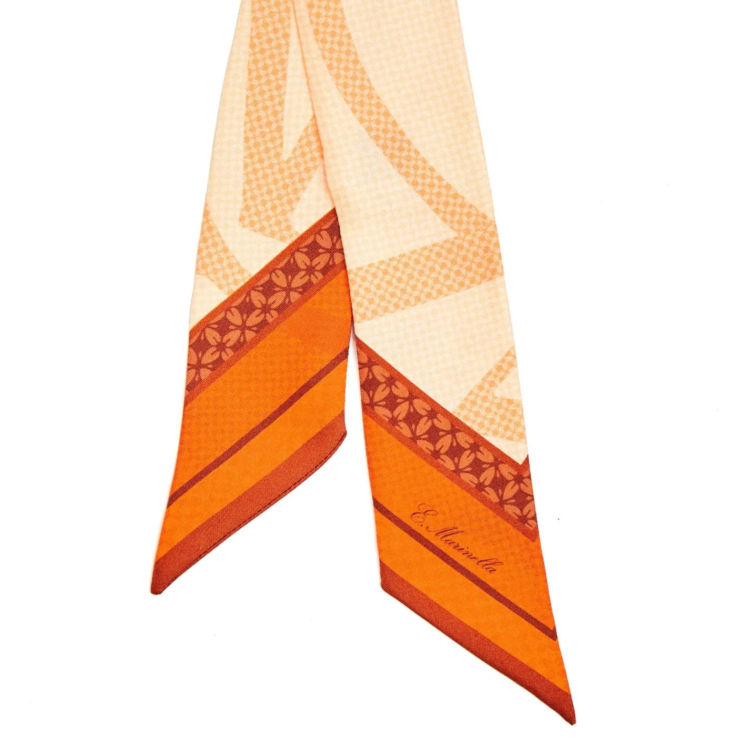 Orange Silk Twilly Archivio Inspiration 1961>E.Marinella Discount