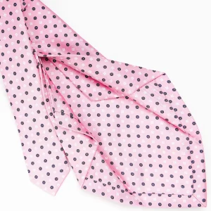 Pink 5 Fold Sartorial Silk Tie - Small Flower Pattern>E.Marinella Flash Sale